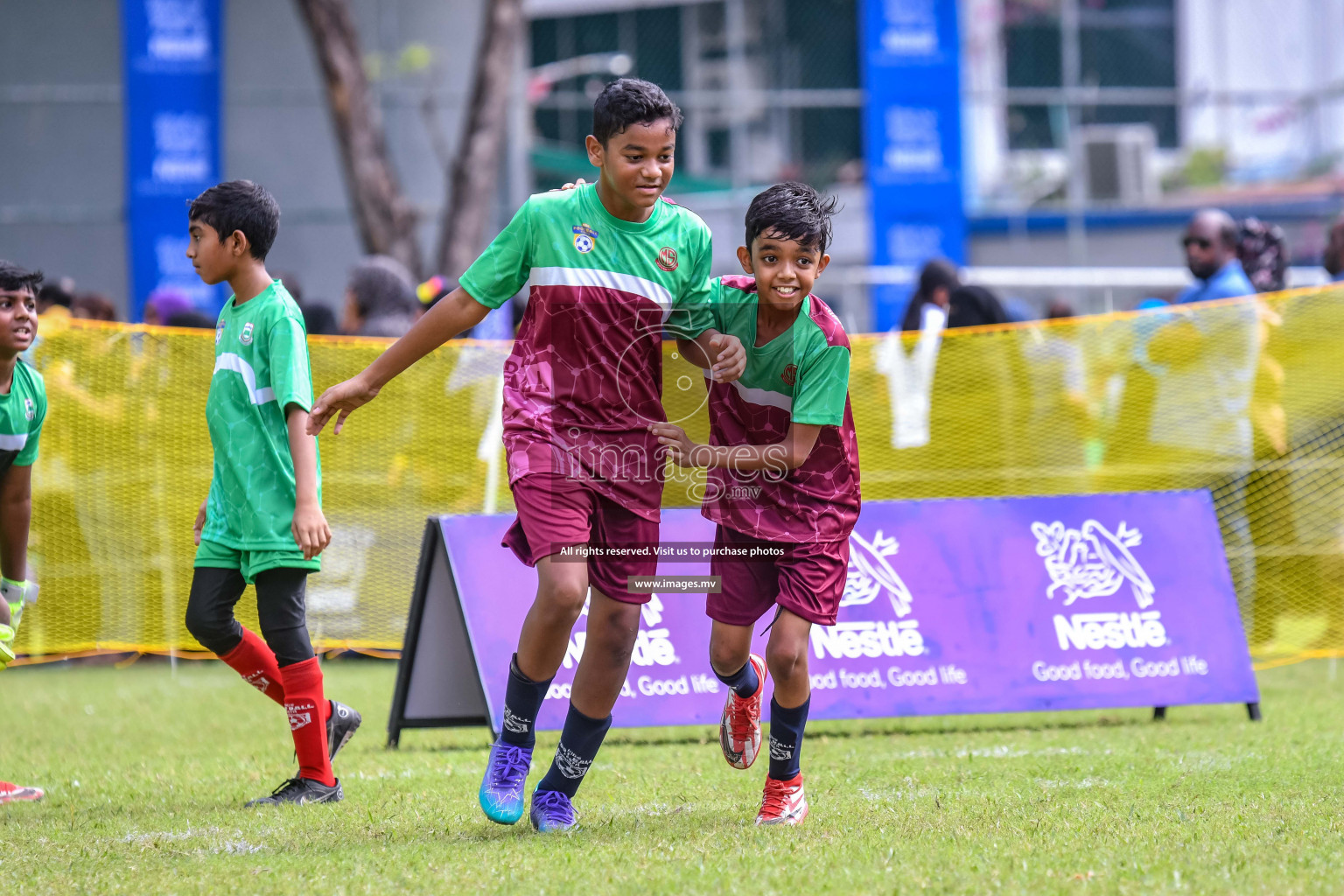 Day 1 of Milo Kids Football Fiesta 2022 was held in Male', Maldives on 19th October 2022. Photos: Nausham Waheed/ images.mv