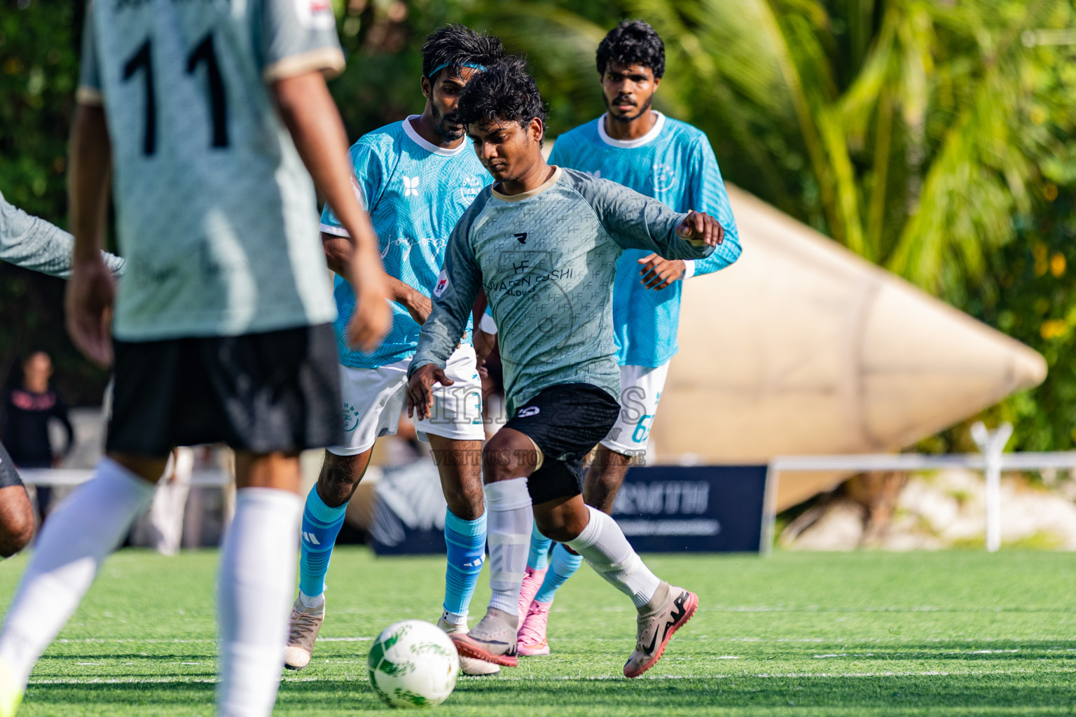 Oblu Helengeli vs Huvafen Fushi in Resort League 2025 (North Male Zone) day 5 was held on Sunday, 7th September 2025 in One And Only Reethi Rah Maldives Resort, Photos: Areef Adam / images.mv