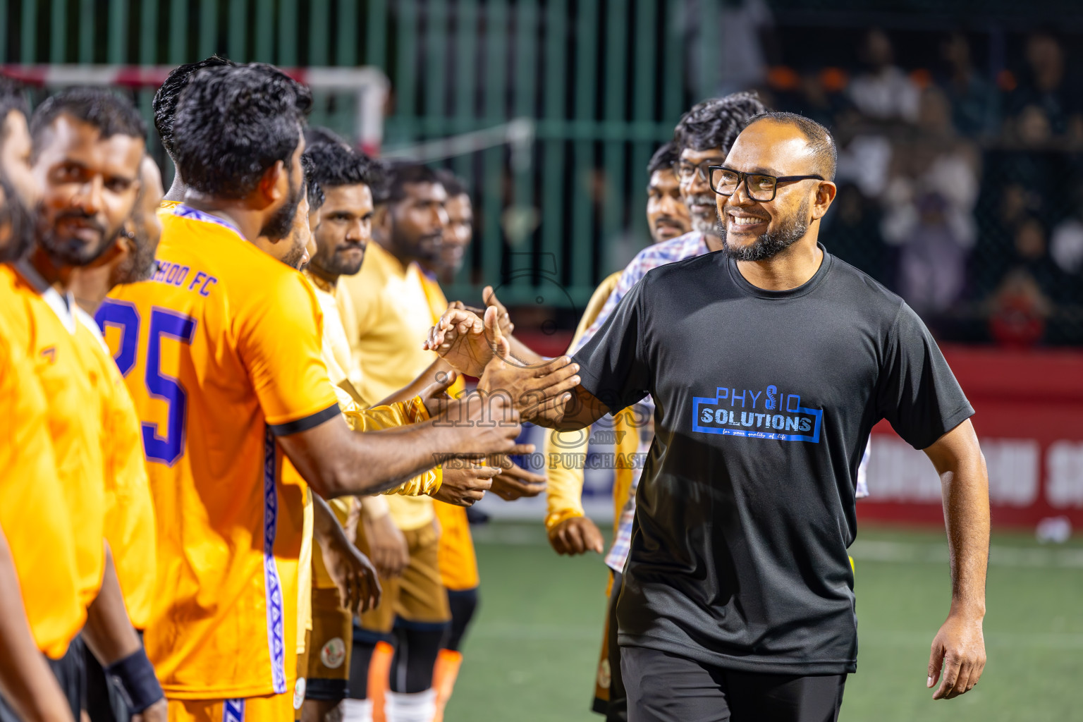 N Holhudhoo vs N Miladhoo in Noonu Atoll Final in Day 24 of Golden Futsal Challenge 2025 was held on Tuesday , 28th January 2025, in Hulhumale', Maldives. Photos: Ismail Thoriq / images.mv
