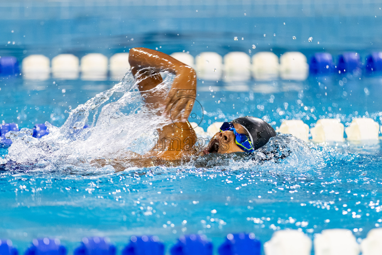 Day 2 of BML 6th National Kids Swimming Kids Festival 2025 held in Hulhumale', Maldives on Tuesday, 4th November 2024. Photos: Hassan Simah / images.mv