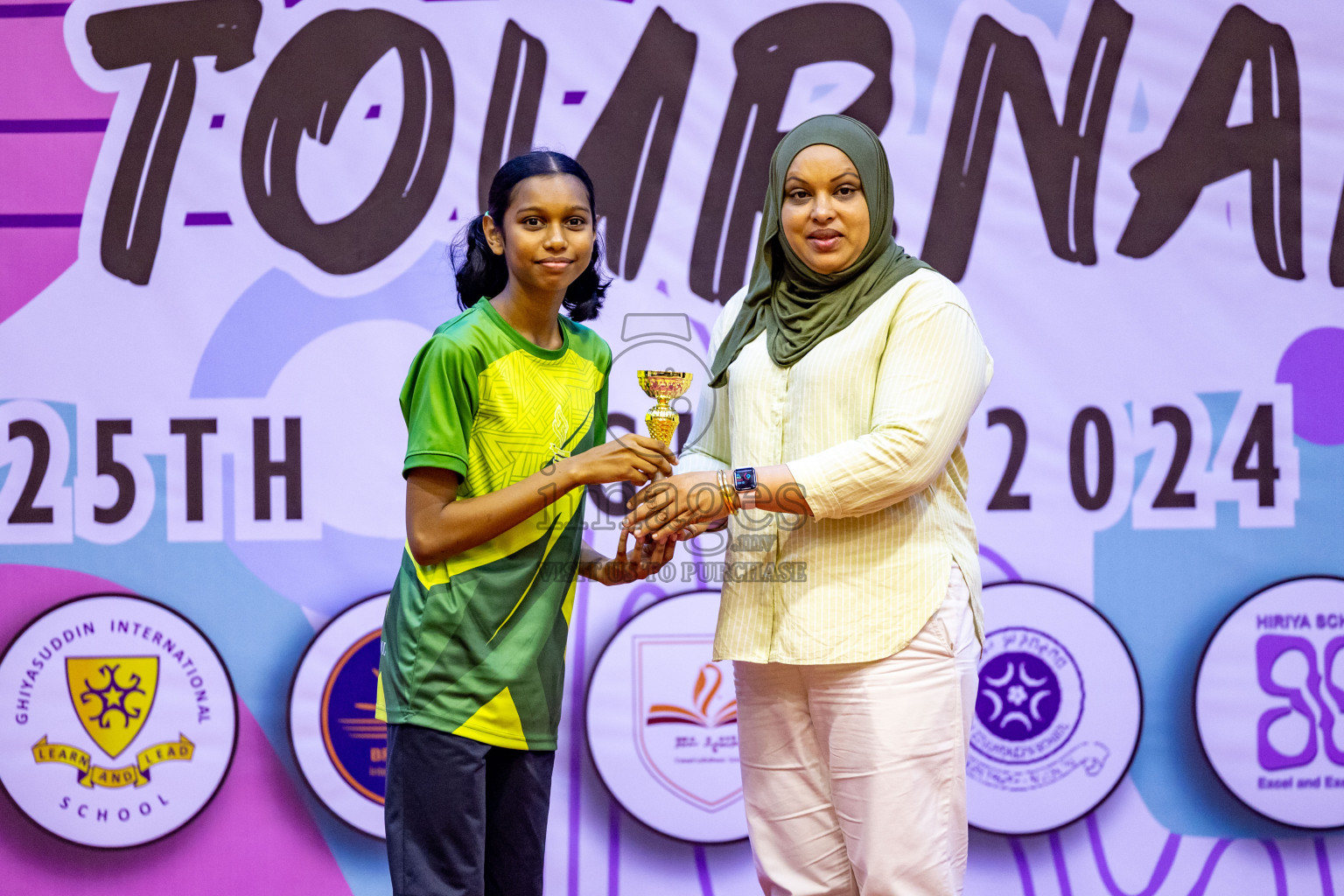 Closing Ceremony of Inter-school Netball Tournament held in Social Center at Male', Maldives on Monday, 26th August 2024. Photos: Hassan Simah / images.mv