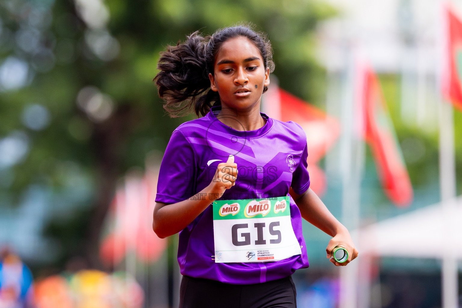 Day 6 of Inter-school Athletics Championship 2025 held in Ekuveni Synthetic Track, Male', Maldives on Sunday, 12th October 2025. Photos by: Nausham Waheed / Images.mv