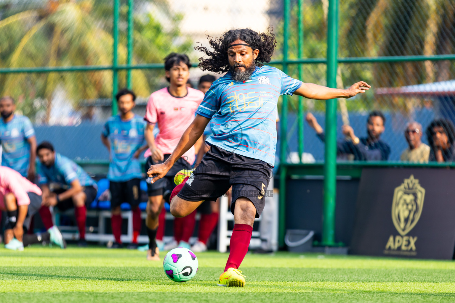 Spartans vs BG New Generation in Day 1 of BG Futsal Challenge 2024 was held on Thursday, 12th March 2024, in Male', Maldives Photos: Nausham Waheed / images.mv