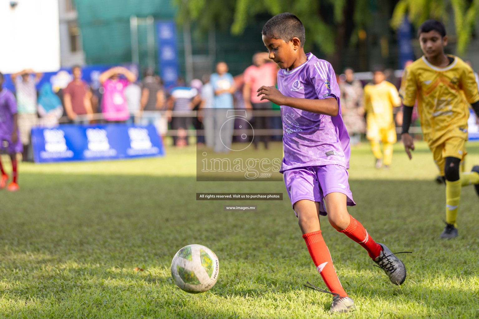 Day 3 of Nestle Kids Football Fiesta, held in Henveyru Football Stadium, Male', Maldives on Friday, 13th October 2023
Photos: Hassan Simah, Ismail Thoriq / images.mv