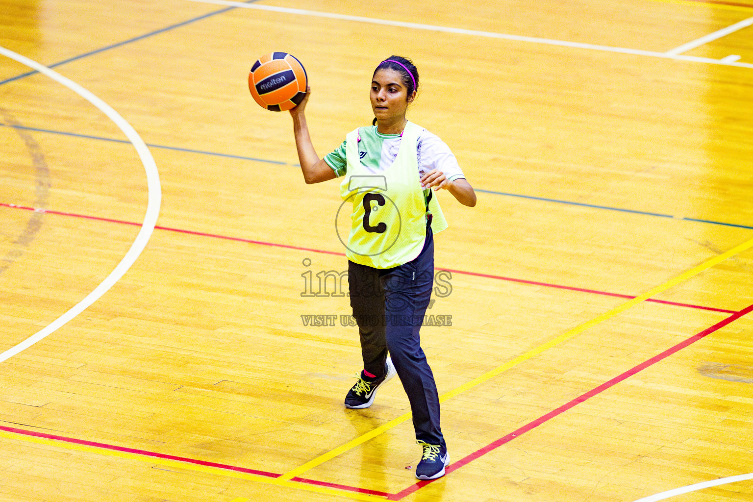 Kulhudhuffushi Youth & Recreation Club vs Club Green StreetDay 2 of 21st National Netball Tournament was held in Social Canter at Male', Maldives on Friday, 18th May 2024. Photos: Nausham Waheed / images.mv