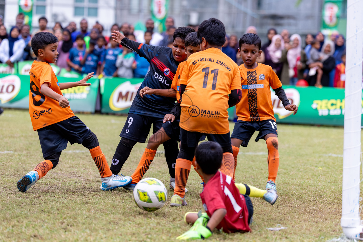 Day 3 of MILO SVAM Juniors 2025 (U-8) was held at Henveiru Stadium in Male', Maldives on Saturday, 28th June 2025. 
Photos: Hassan Simah / images.mv