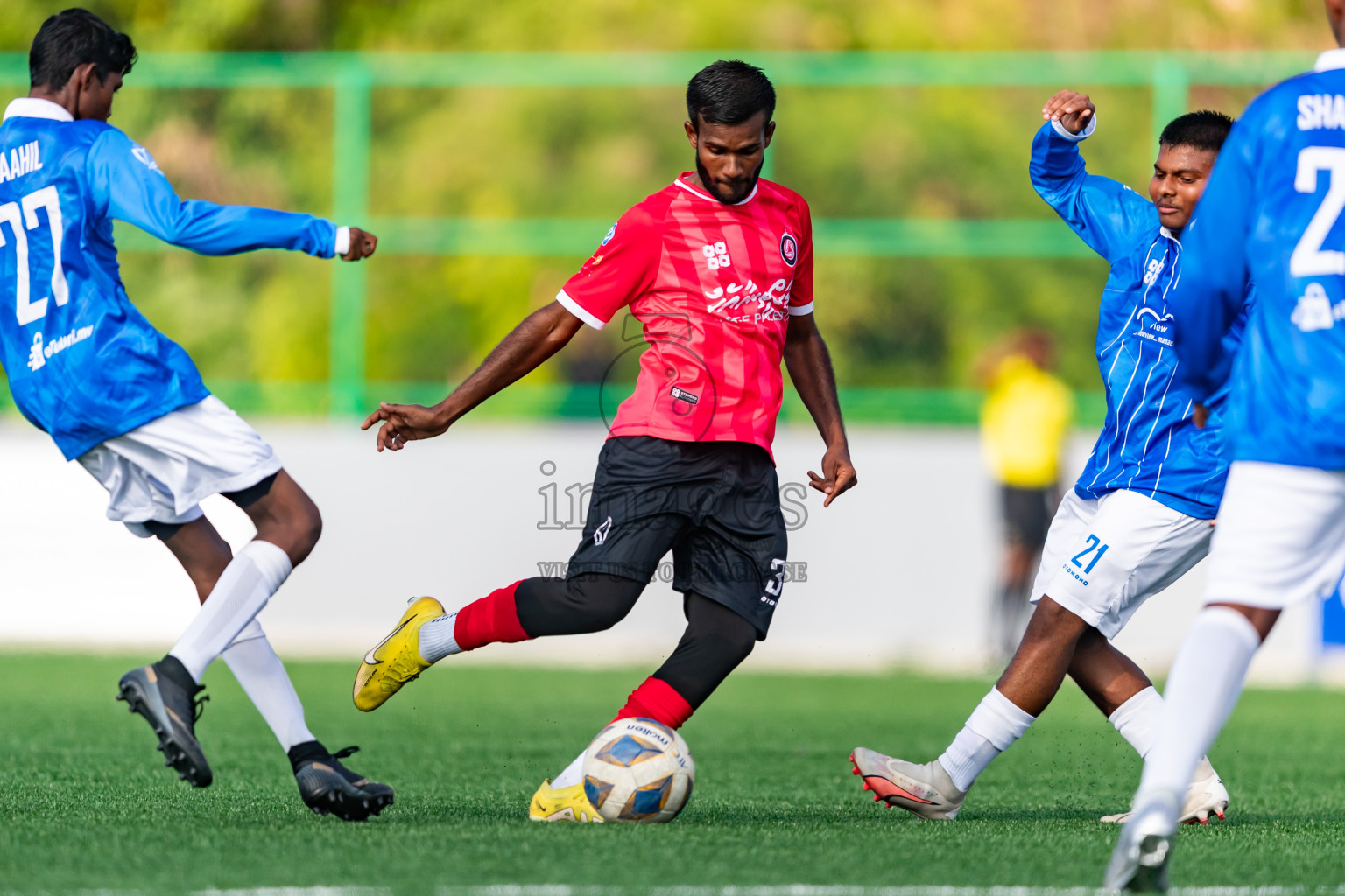 Furious FC vs Chester Academy from Manadhoo Council Cup 2024 in N Manadhoo Maldives on Thursday, 22nd February 2023. Photos: Nausham Waheed / images.mv