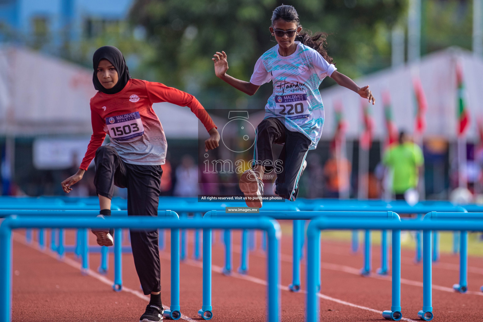 Day 4 of Inter-School Athletics Championship held in Male', Maldives on 26th May 2022. Photos by: Nausham Waheed / images.mv