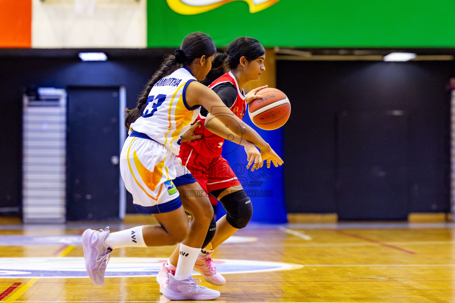 Maldives vs SriLanka in Day 2 of Under 16 Woman's Asian Cup SABA Qualifiers 2025 was held in Social Center, Male', Maldives on Friday, 13th June 2025. Photos: Nausham Waheed / images.mv