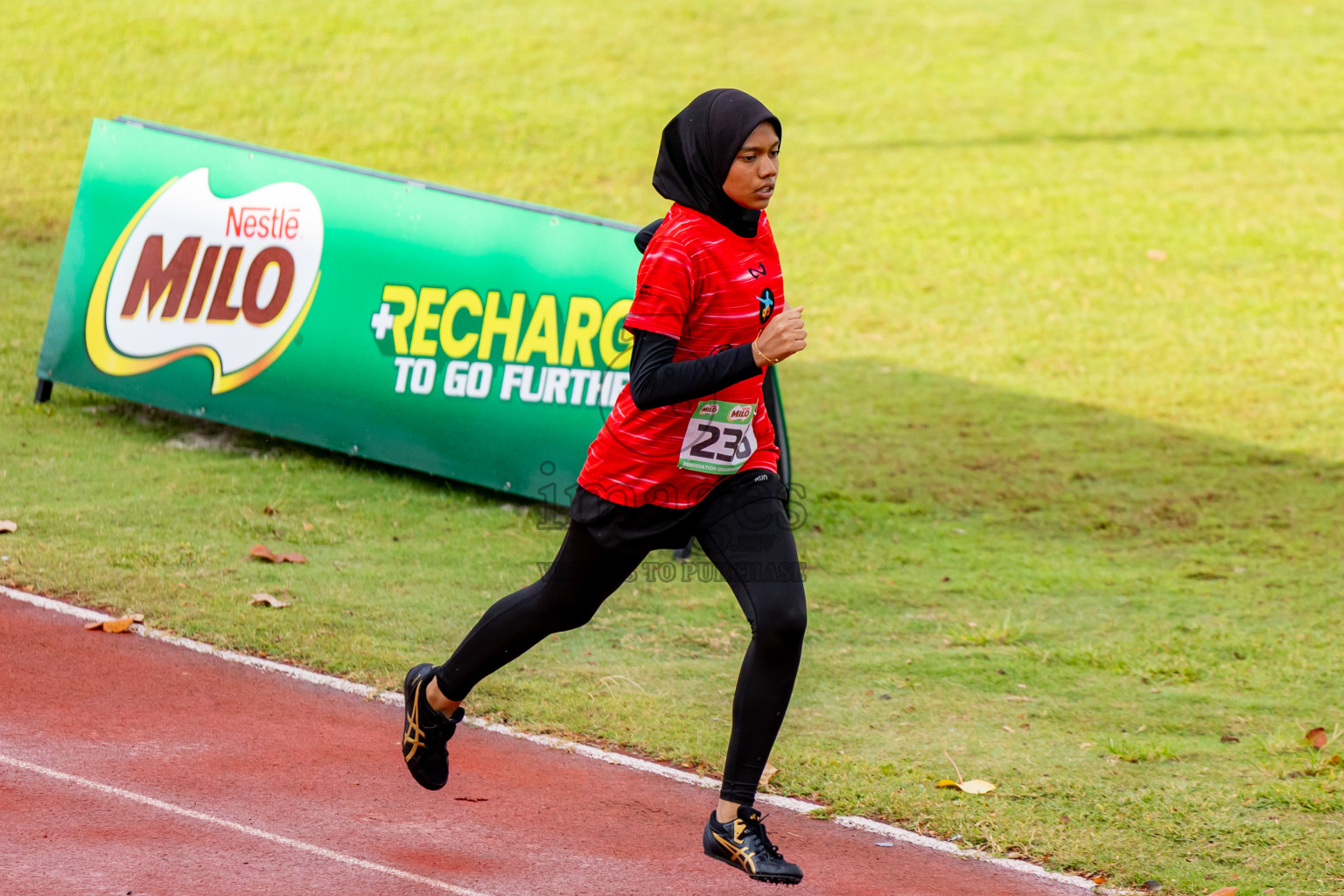 Day 3 of 12th Milo Association Championships was held in Ekuveni Track at Male', Maldives on Saturday, 26th April 2025. Photos: Nausham Waheed / images.mv