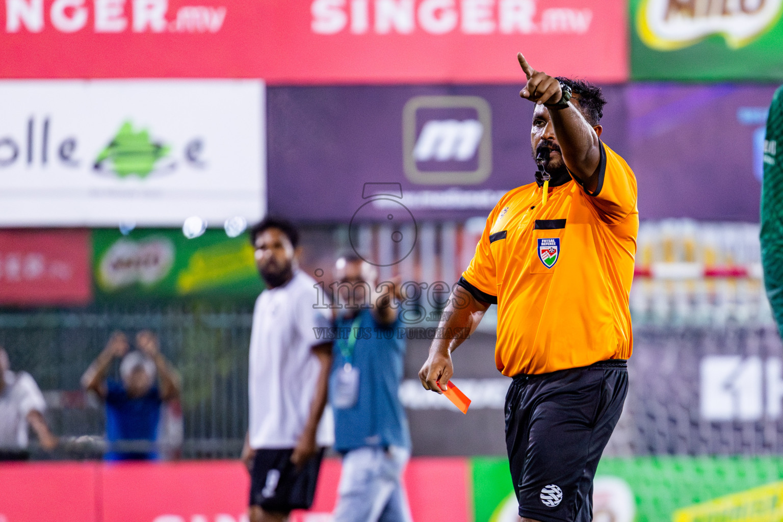 TEAM BADHAHI vs KULHIVARU VUZARA CLUB in the Semi-finals of Club Maldives Classic 2024 held in Rehendi Futsal Ground, Hulhumale', Maldives on Tuesday, 19th September 2024. 
Photos: Nausham Waheed / images.mv