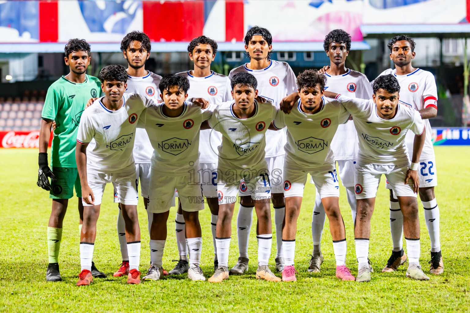 Odi Sports Club vs Buru Sports Club in Day 5 of Under 19 Youth Championship 2024 was held at National Stadium in Male', Maldives on Sunday, 23rd June 2024. Photos: Nausham Waheed / images.mv