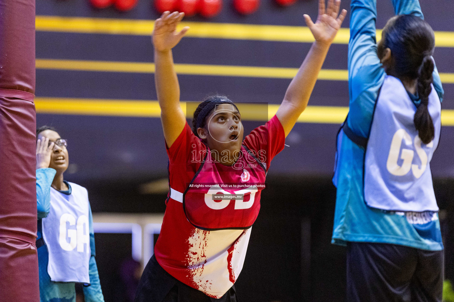 Final of 24th Interschool Netball Tournament 2023 was held in Social Center, Male', Maldives on 7th November 2023. Photos: Nausham Waheed / images.mv