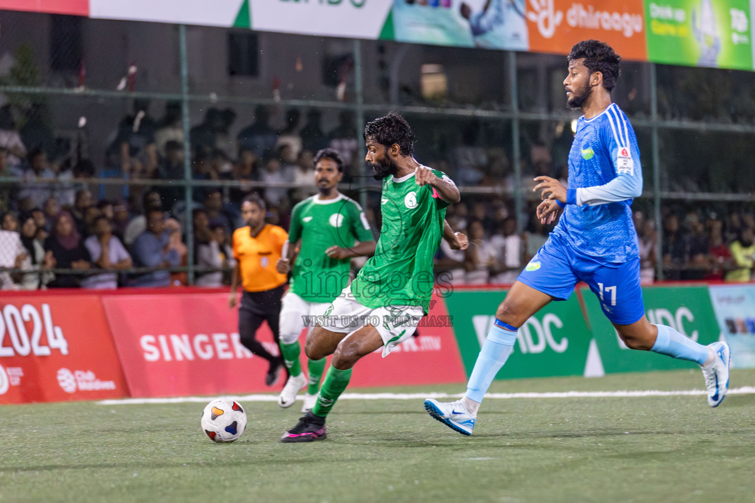 CLUB HDC vs CLUB FEN in Club Maldives Cup 2024 held in Rehendi Futsal Ground, Hulhumale', Maldives on Monday, 23rd September 2024. 
Photos: Mohamed Mahfooz Moosa / images.mv