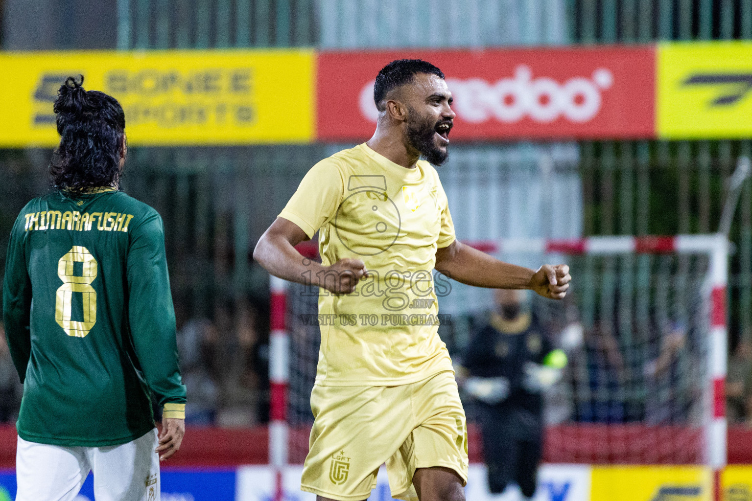 Opening of Golden Futsal Challenge 2024 with Charity Shield Match between L.Gan vs Th. Thimarafushi was held on Sunday, 14th January 2024, in Hulhumale', Maldives Photos: Nausham Waheed / images.mv