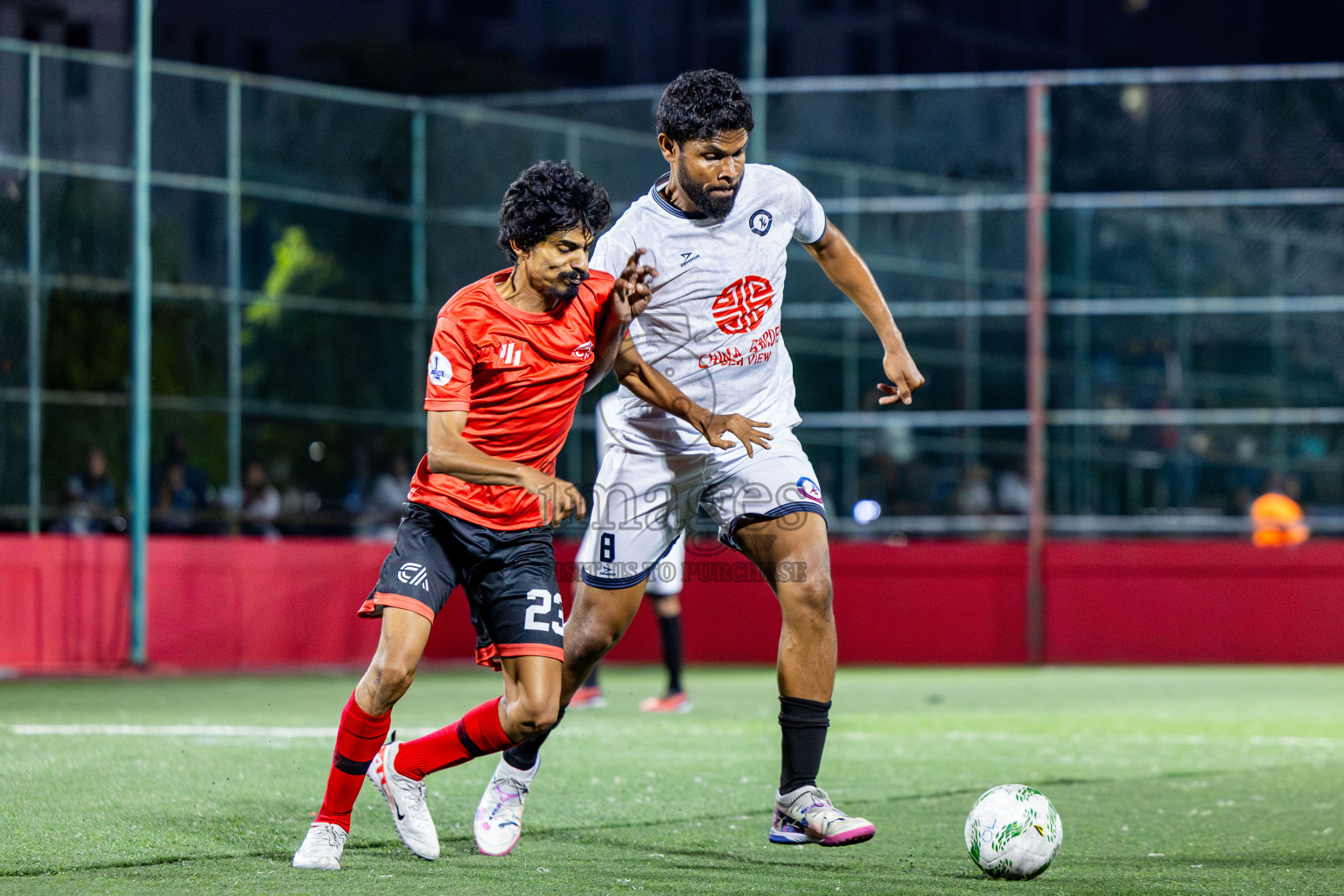 Club Aasandha vs Kulhivaru Vuzaara in Day 7 of Office League 2025 was held on Tuesday, 22nd April 2025 in Hulhumale', Maldives. Photos: Nausham Waheed / images.mv