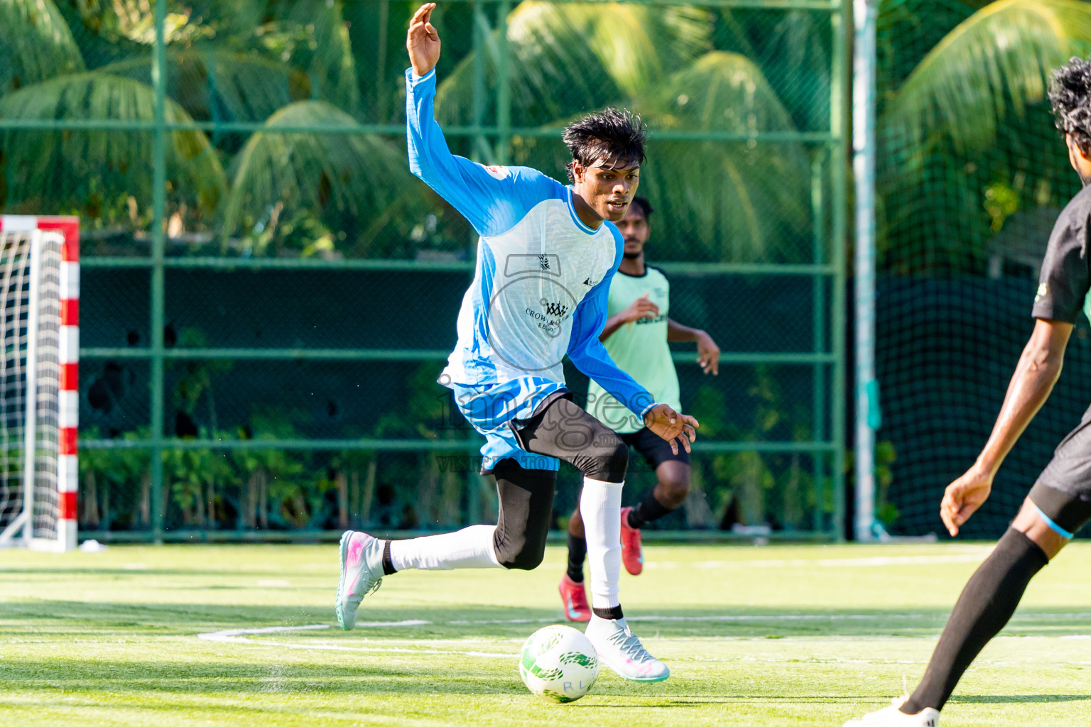 Barcelo vs Vilamendhoo in Day 3 of Resort League 2025 (Ari Zone) was held on Sunday, 22nd June 2025 in Conrad Maldives Rangali Island, Alif Dhaalu Atoll, Maldives. Photos: Nausham Waheed / images.mv