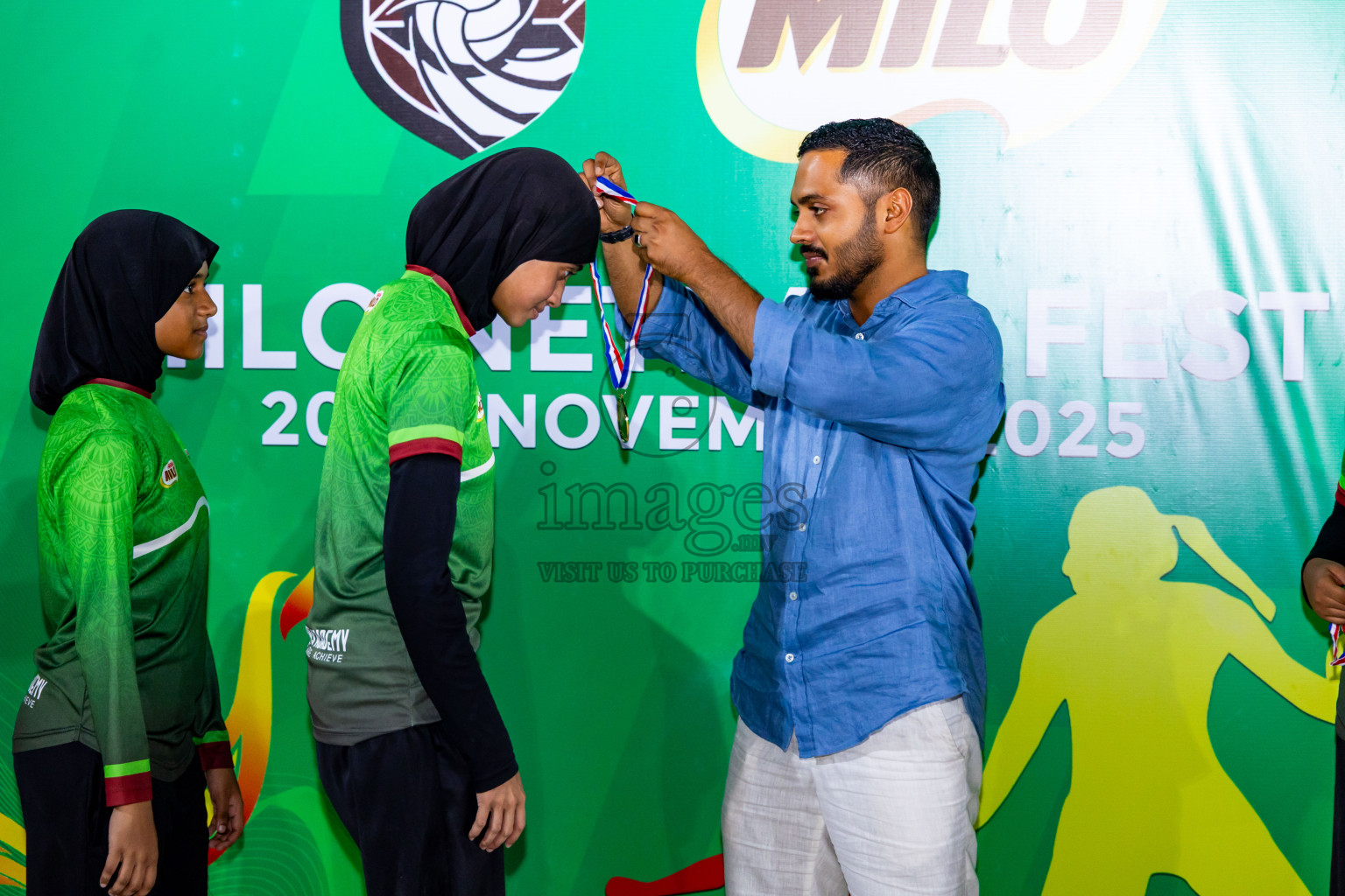 Day 2 of MILO Netball Fest 2025 was held in Cental Park, Hulhumale', Maldives on Friday, 21st November 2025. Photos: Nausham Waheed / images.mv