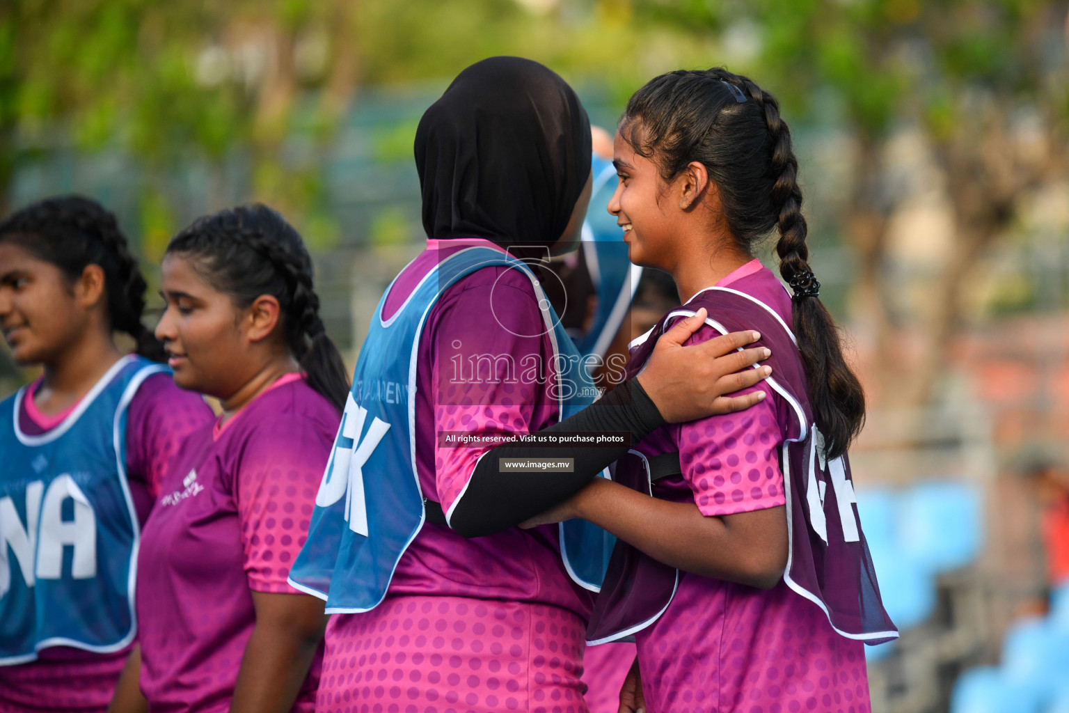 Day 1 of Junior Netball Championship 2022 on 5 March 2022 held in Male', Maldives. Photos by Nausham Waheed.