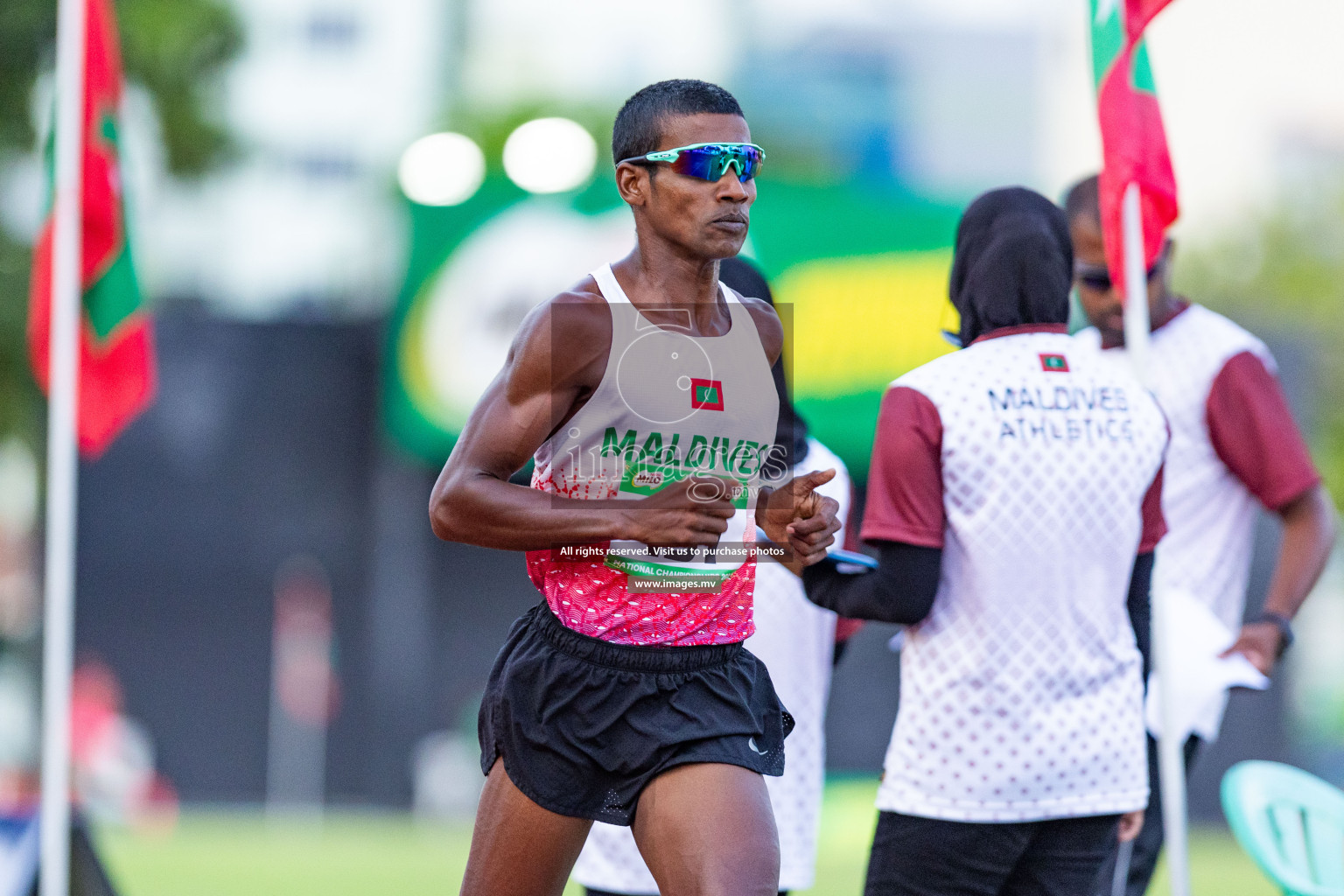 Day 1 of National Athletics Championship 2023 was held in Ekuveni Track at Male', Maldives on Thursday 23rd November 2023. Photos: Nausham Waheed / images.mv