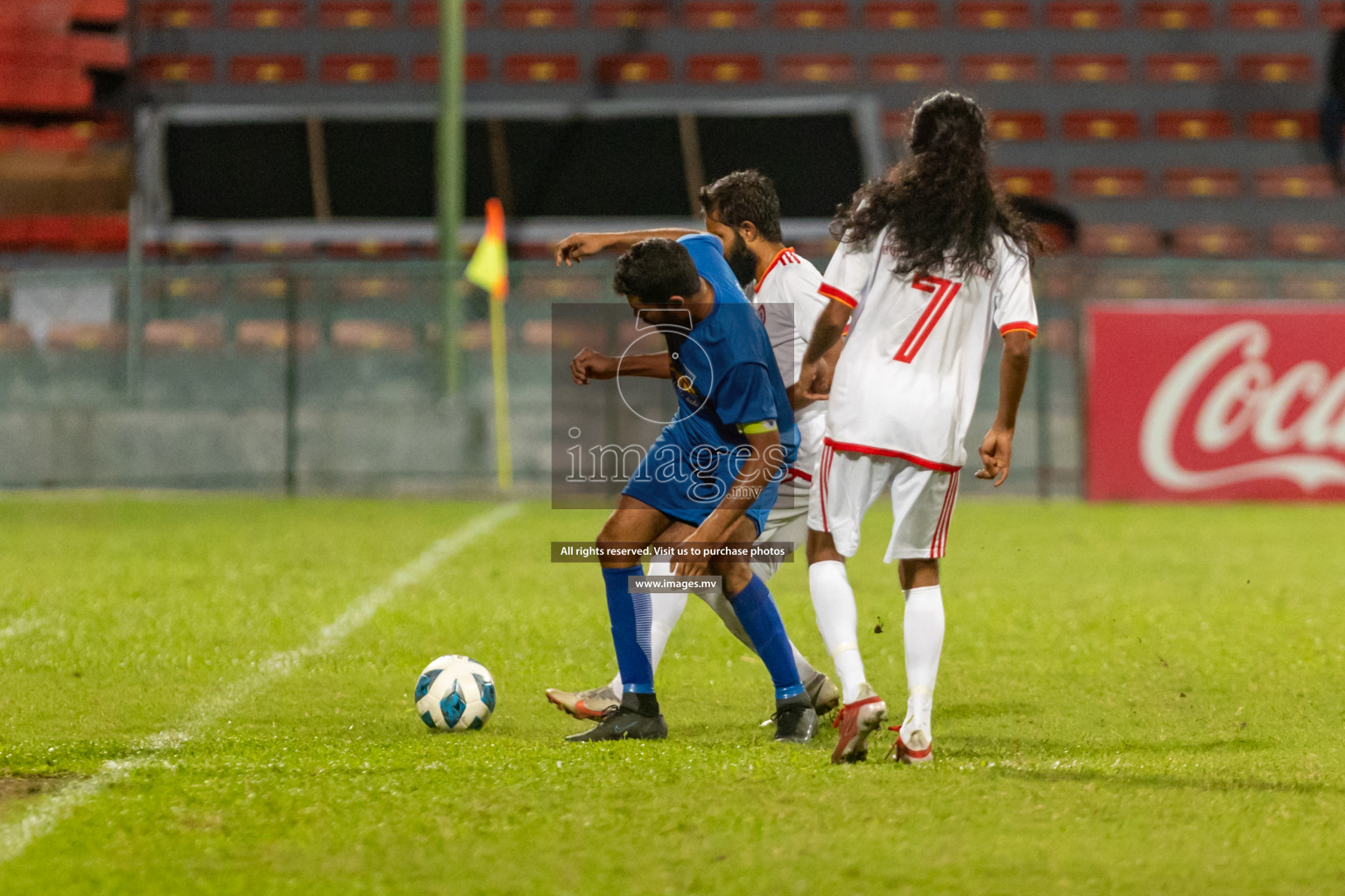 Kuda Henveiru United vs Buru Sports Club in 2nd Division 2022 on 14th July 2022, held in National Football Stadium, Male', Maldives Photos: Hassan Simah / Images.mv