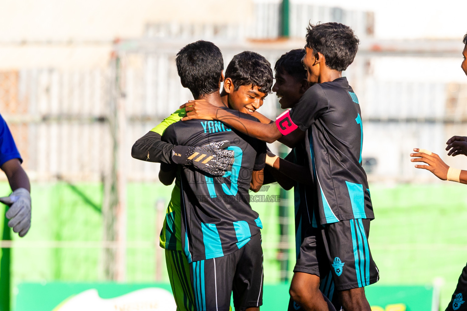 Day 5 of MILO Academy Championship 2025 (U14) was held on Monday, 3rd November 2025 at Henveiru Football Grounds, Male', Maldives . Photos: Nausham Waheed / images.mv