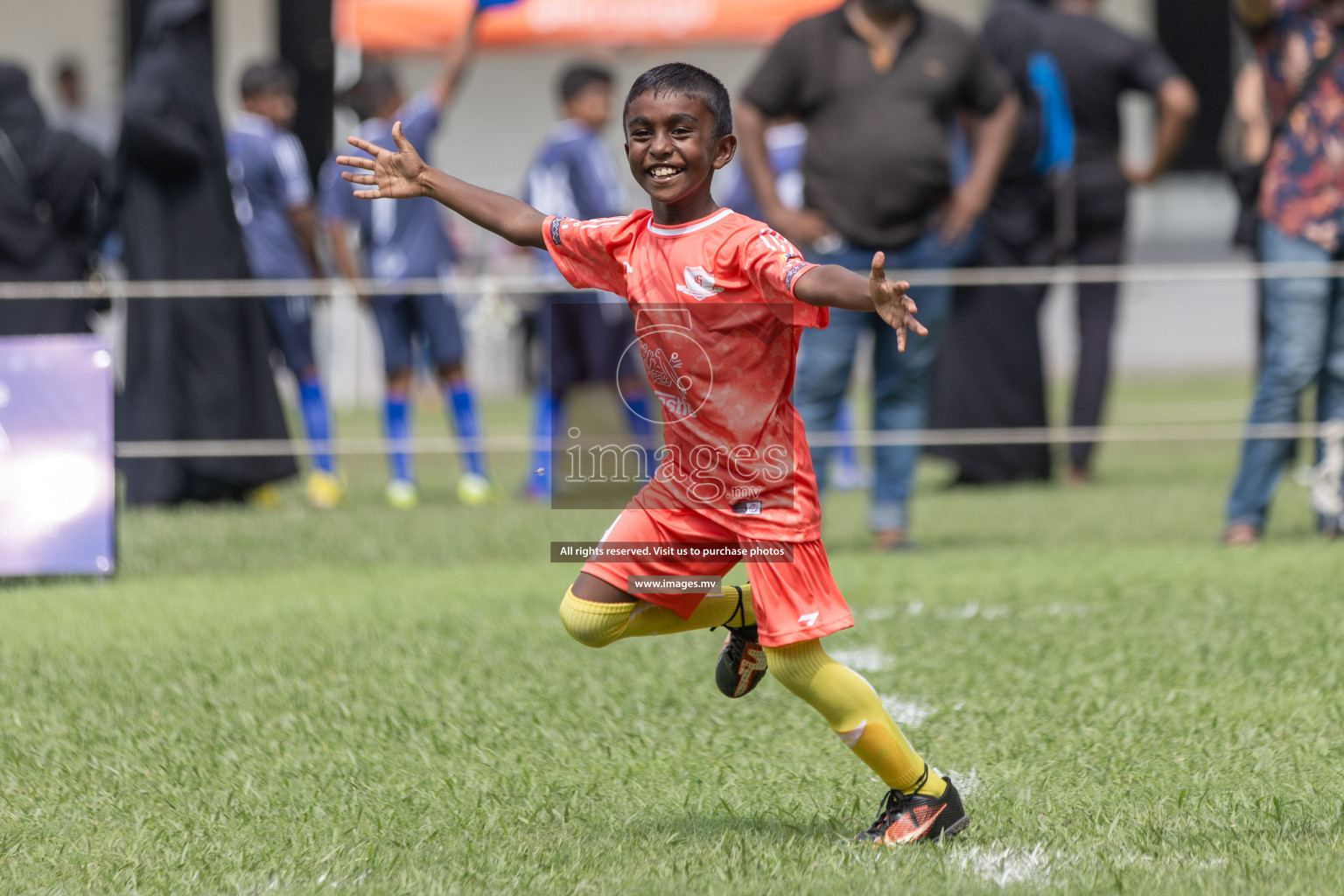 Day 1 of Nestle kids football fiesta, held in Henveyru Football Stadium, Male', Maldives on Wednesday, 11th October 2023 Photos: Shut Abdul Sattar/ Images.mv