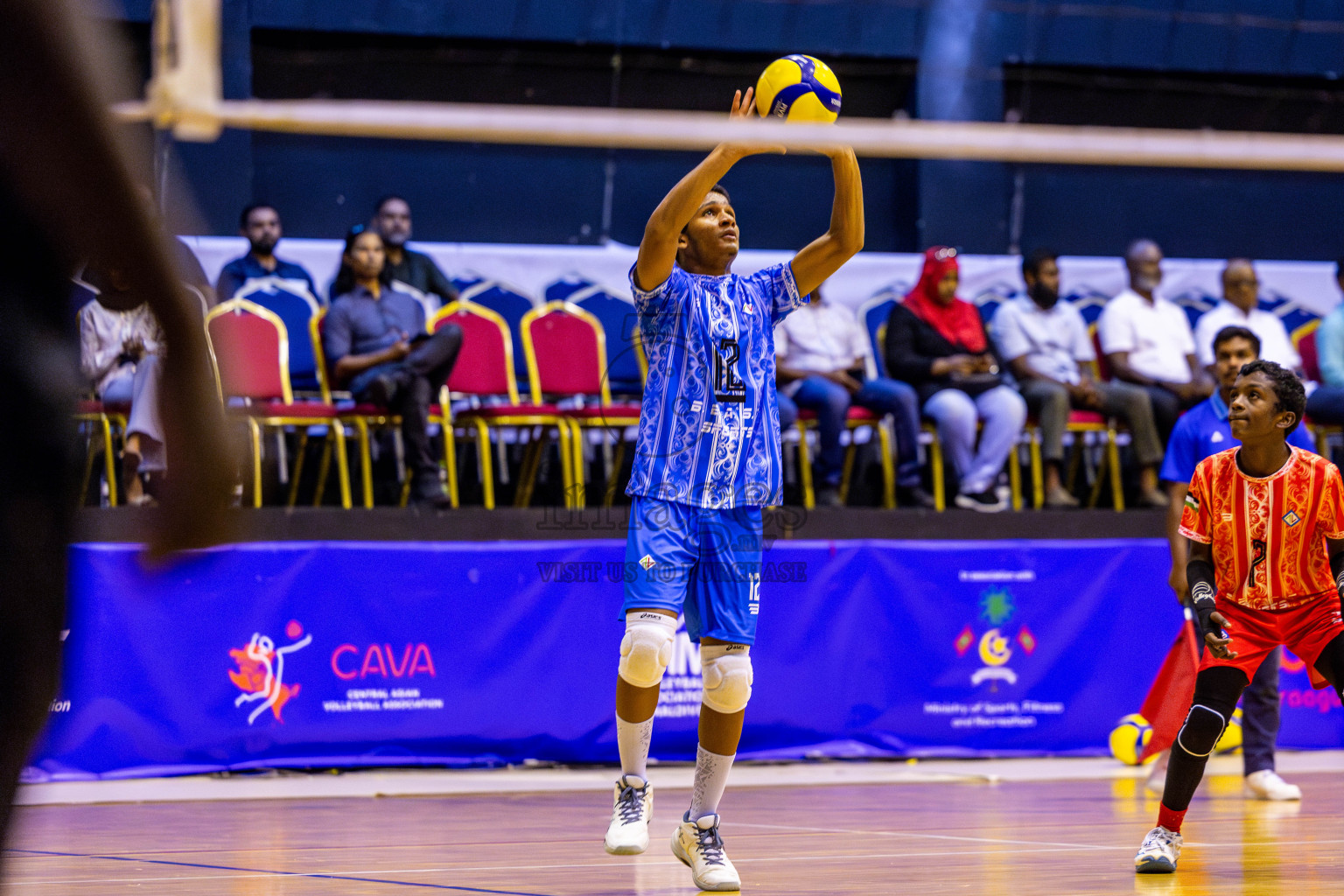 Finals of Interschool Volleyball Tournament 2024 was held in Social Center at Male', Maldives on Friday, 6th December 2024. Photos: Nausham Waheed / images.mv