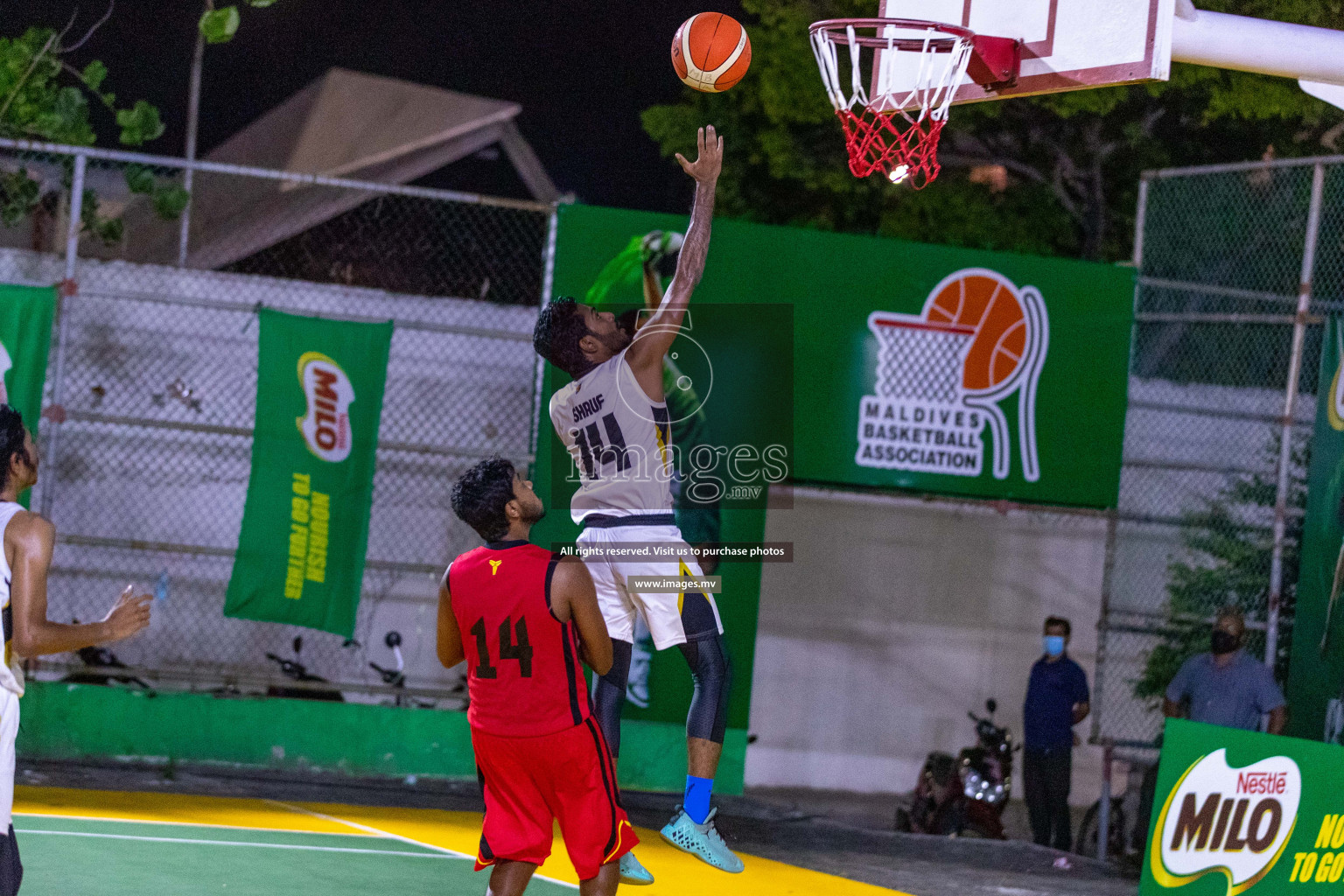 Finals of Weekend League 2021 was held on Monday, 6th December 2021, at Ekuveni Outdoor Basketball court Photos: Ismail Thoriq / images.mv