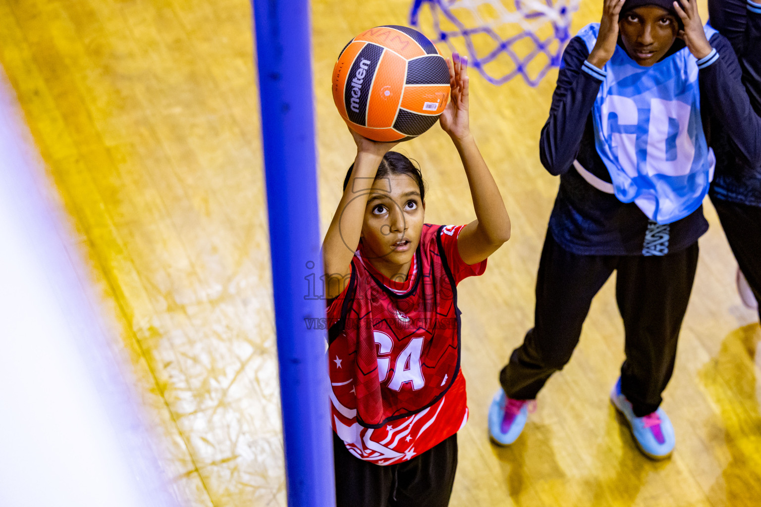 Day 10 of 25th Inter-School Netball Tournament was held in Social Center at Male', Maldives on Tuesday, 20th August 2024. Photos: Nausham Waheed / images.mv