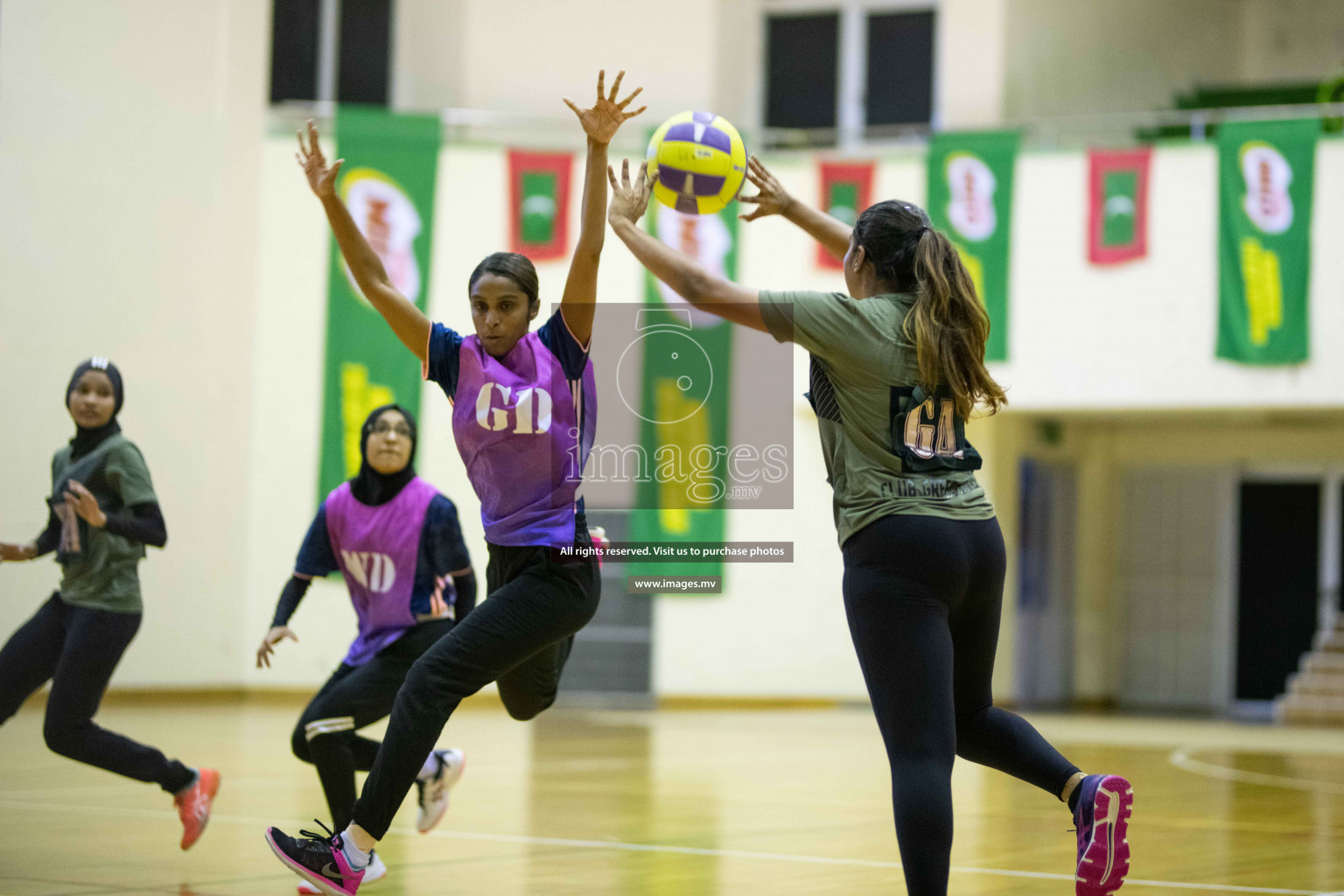 Milo National Netball Tournament 29th November 2021 at Social Center Indoor Court, Male, Maldives. Photos: Maanish/ Images Mv