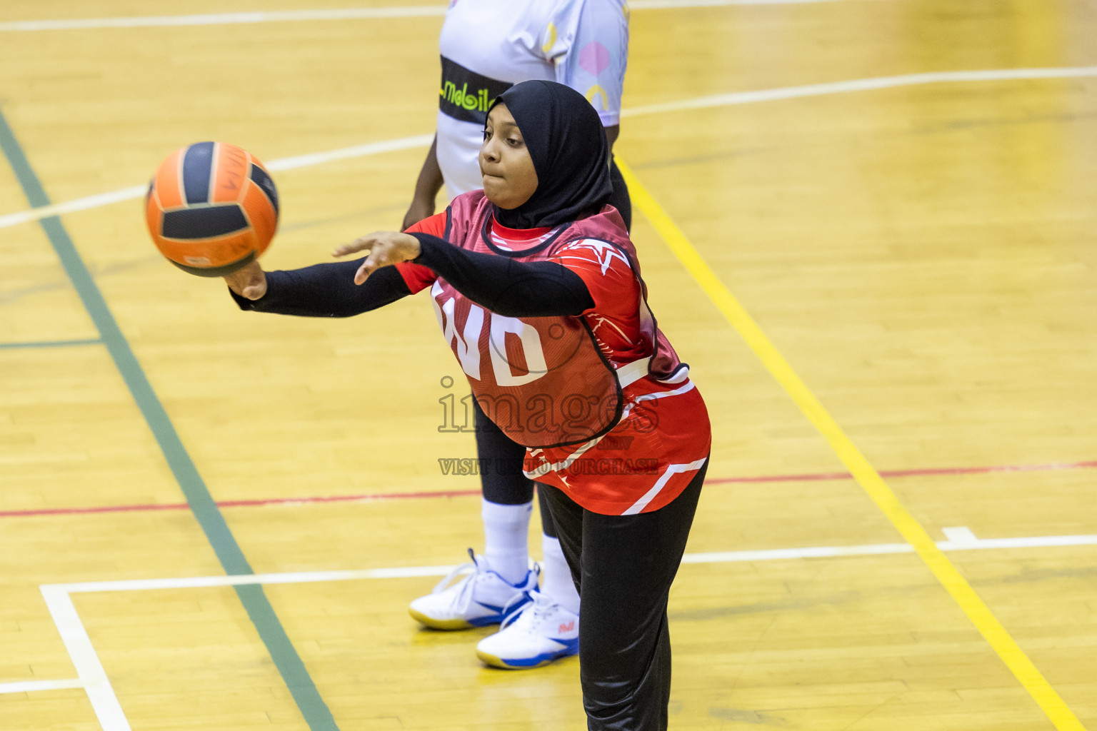 Day 8 of 25th Inter-School Netball Tournament was held in Social Center at Male', Maldives on Sunday, 18th August 2024.