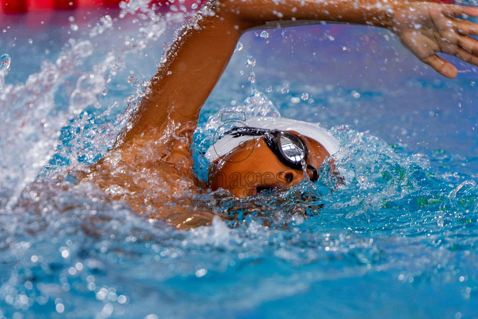 Day 1 of BML 5th National Swimming Kids Festival 2024 held in Hulhumale', Maldives on Monday, 18th November 2024. Photos: Nausham Waheed / images.mv