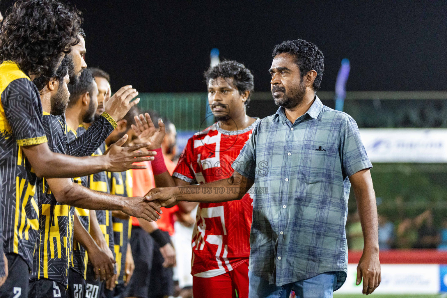 M Naalaafushi vs M Dhiggaru in Day 19 of Golden Futsal Challenge 2024 was held on Friday, 2nd February 2024 in Hulhumale', Maldives Photos: Nausham Waheed / images.mv