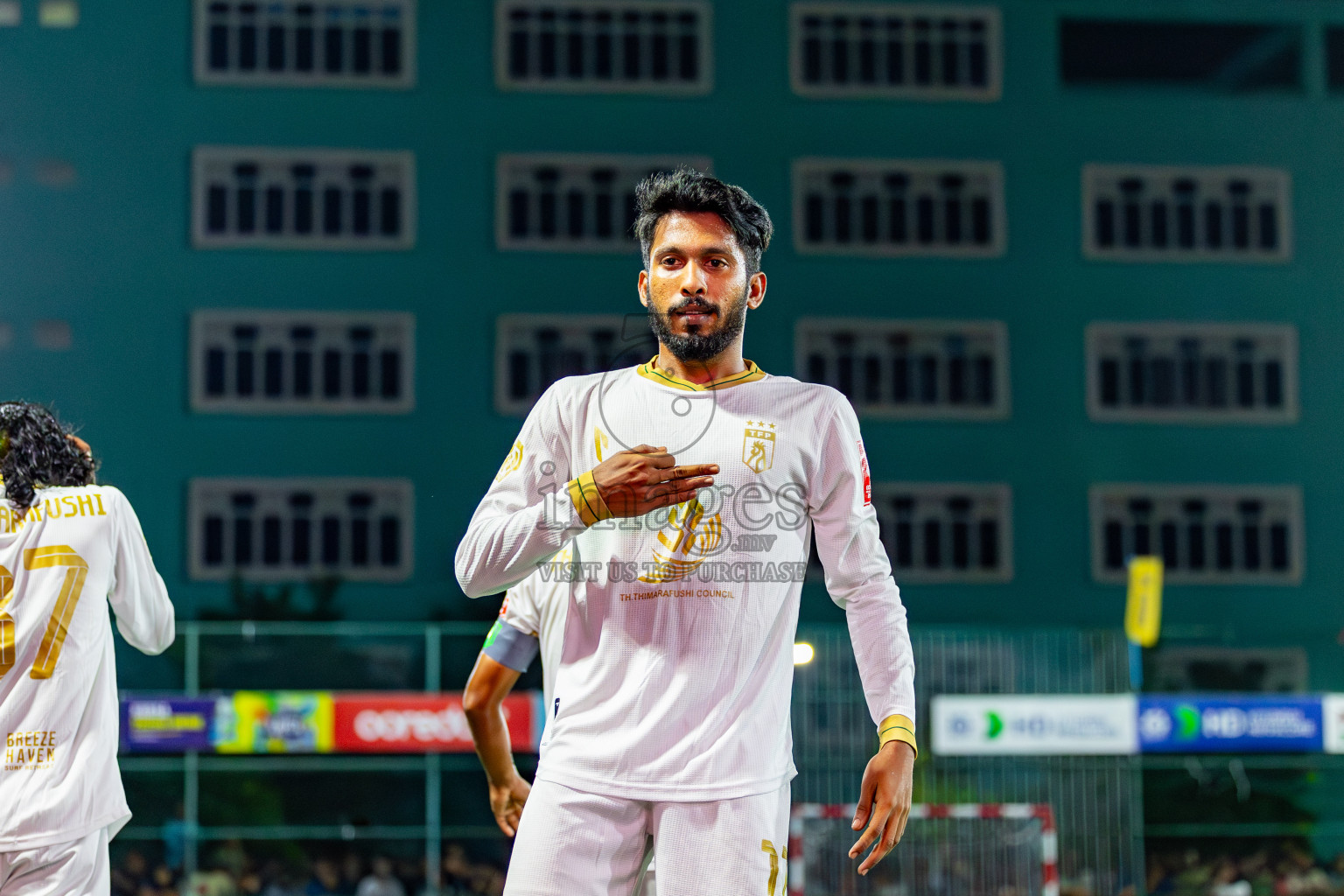 Th Thimarafushi vs L Gan on Day 37 of Golden Futsal Challenge 2024 was held on Thursday, 22nd February 2024, in Hulhumale', Maldives
Photos: Mohamed Mahfooz Moosa/ images.mv