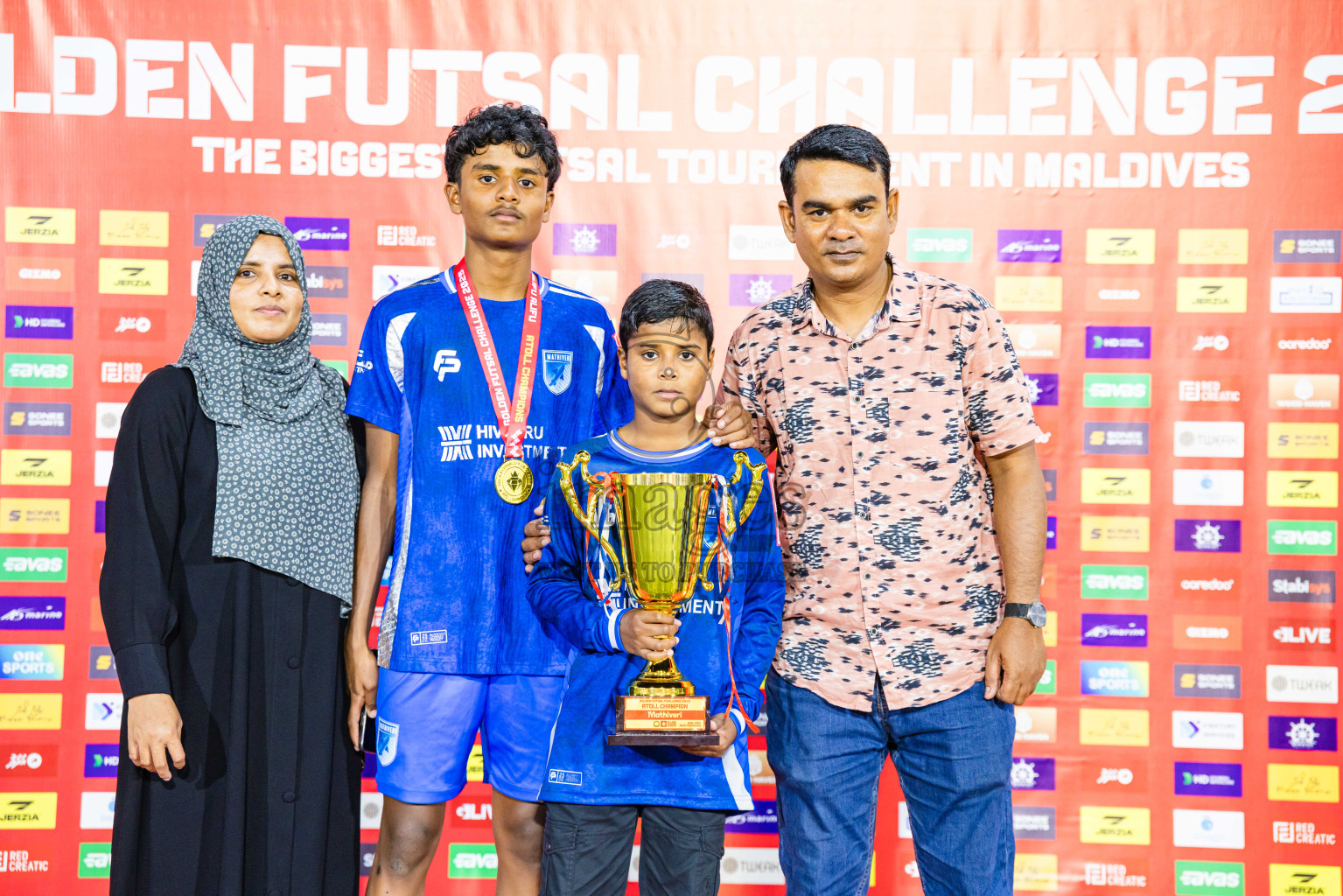 AA. Mathiveri VS AA. Thoddoo in Atoll Round Final on Day 20 of Golden Futsal Challenge 2025 was held on Thursday, 23rd January 2025, in Hulhumale', Maldives. Photos: Abdulla Abeed / images.mv