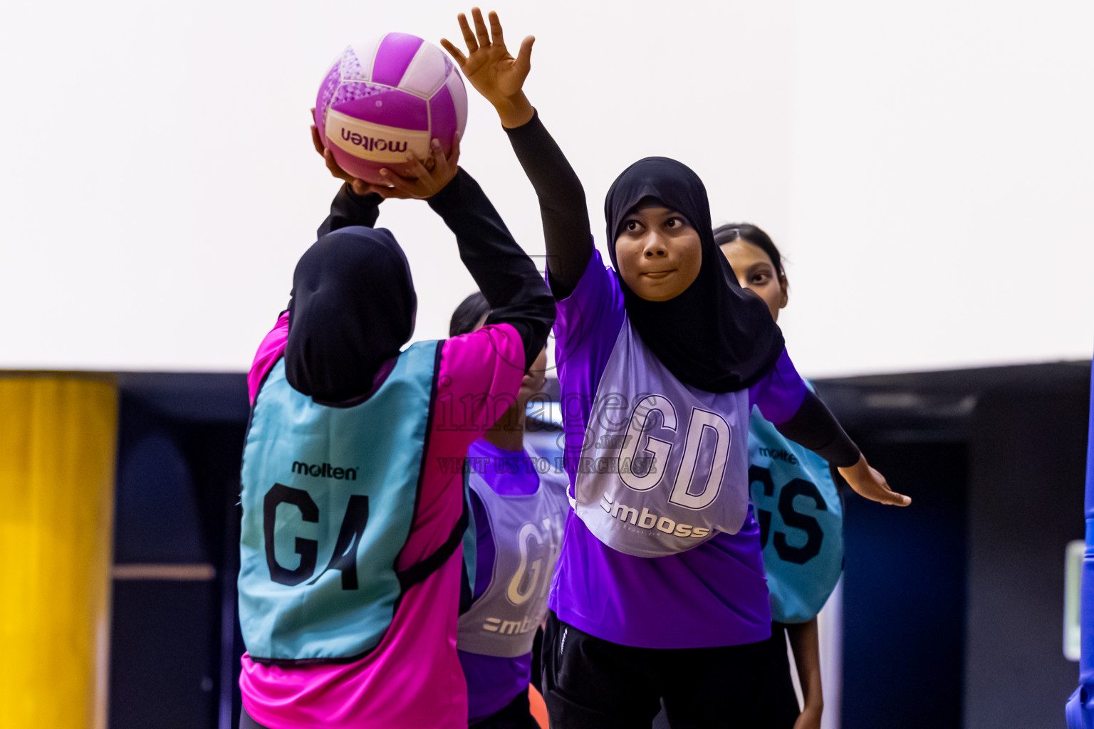 MV Netters vs Invicto SC in Day 7 of 24th Milo Netball Association Championship was held in Social Center at Male', Maldives on Sunday, 7th September 2025. Photos: Nausham Waheed / images.mv