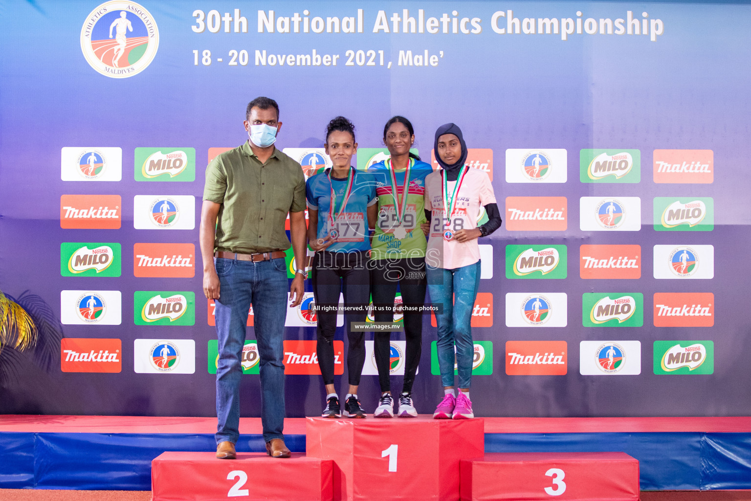 Day 3 from 30th National Athletics Championship 2021 held from 18 - 20 November 2021 in Ekuveni Synthetic Track