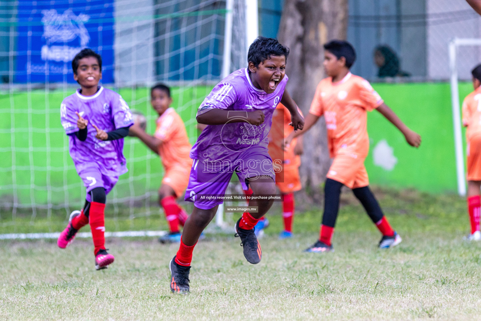 Day 3 of Nestle Kids Football Fiesta, held in Henveyru Football Stadium, Male', Maldives on Friday, 13th October 2023 Photos: Nausham Waheed/ images.mv