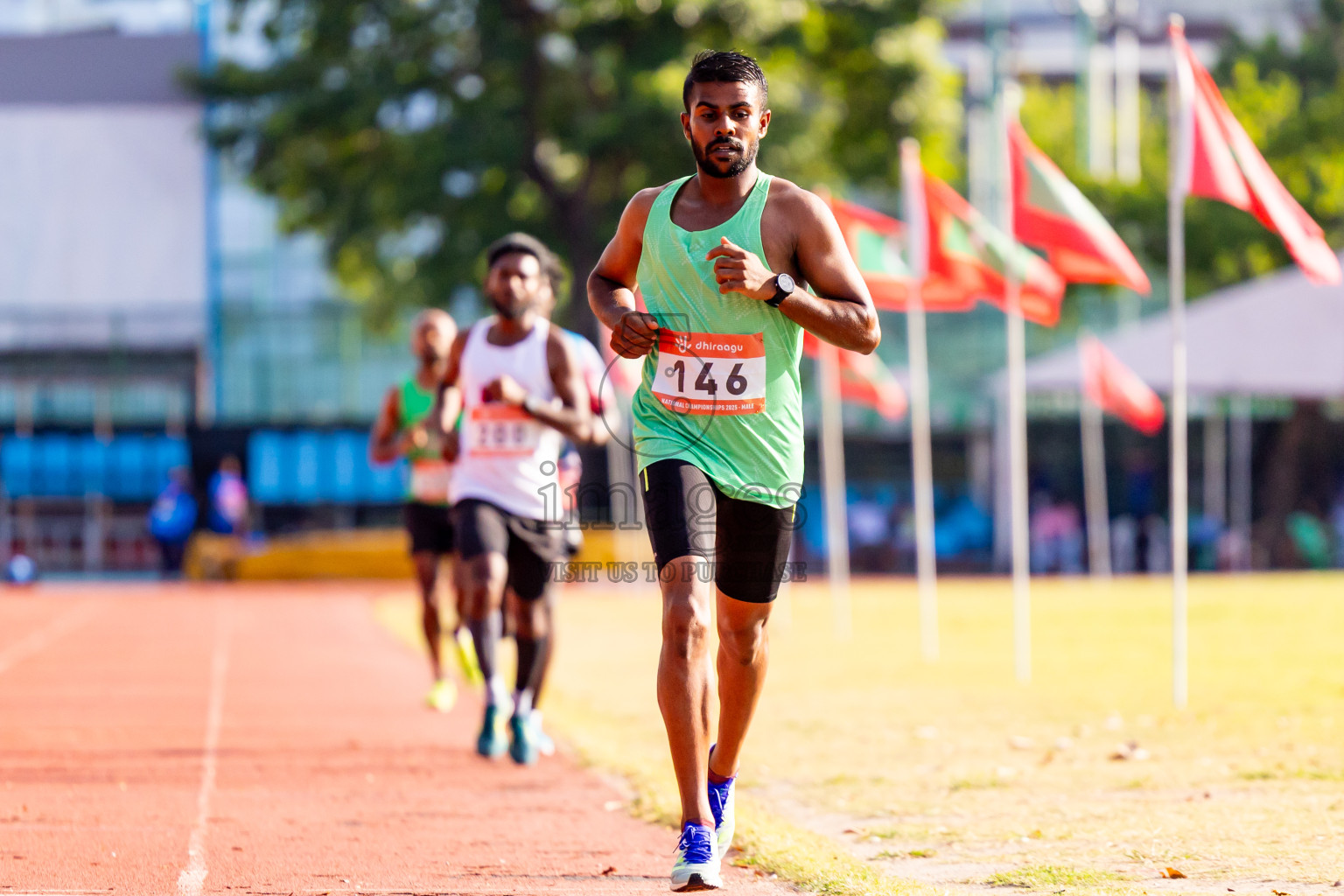 Day 3 of National Athletics Championship 2025 was held at Ekuveni Running Ground in Male', Maldives on Saturday, 16th August 2025. Photos: Nausham Waheed / images.mv