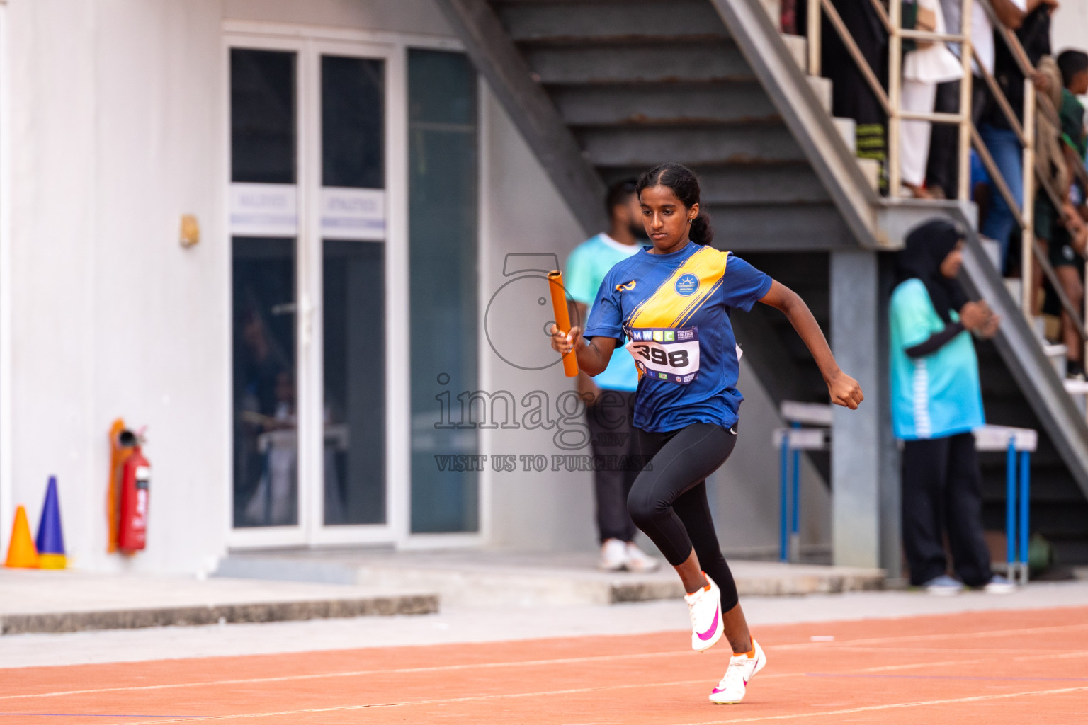 Day 6 of MWSC Interschool Athletics Championships 2024 held in Hulhumale Running Track, Hulhumale, Maldives on Thursday, 14th November 2024. Photos by: Ismail Thoriq / Images.mv