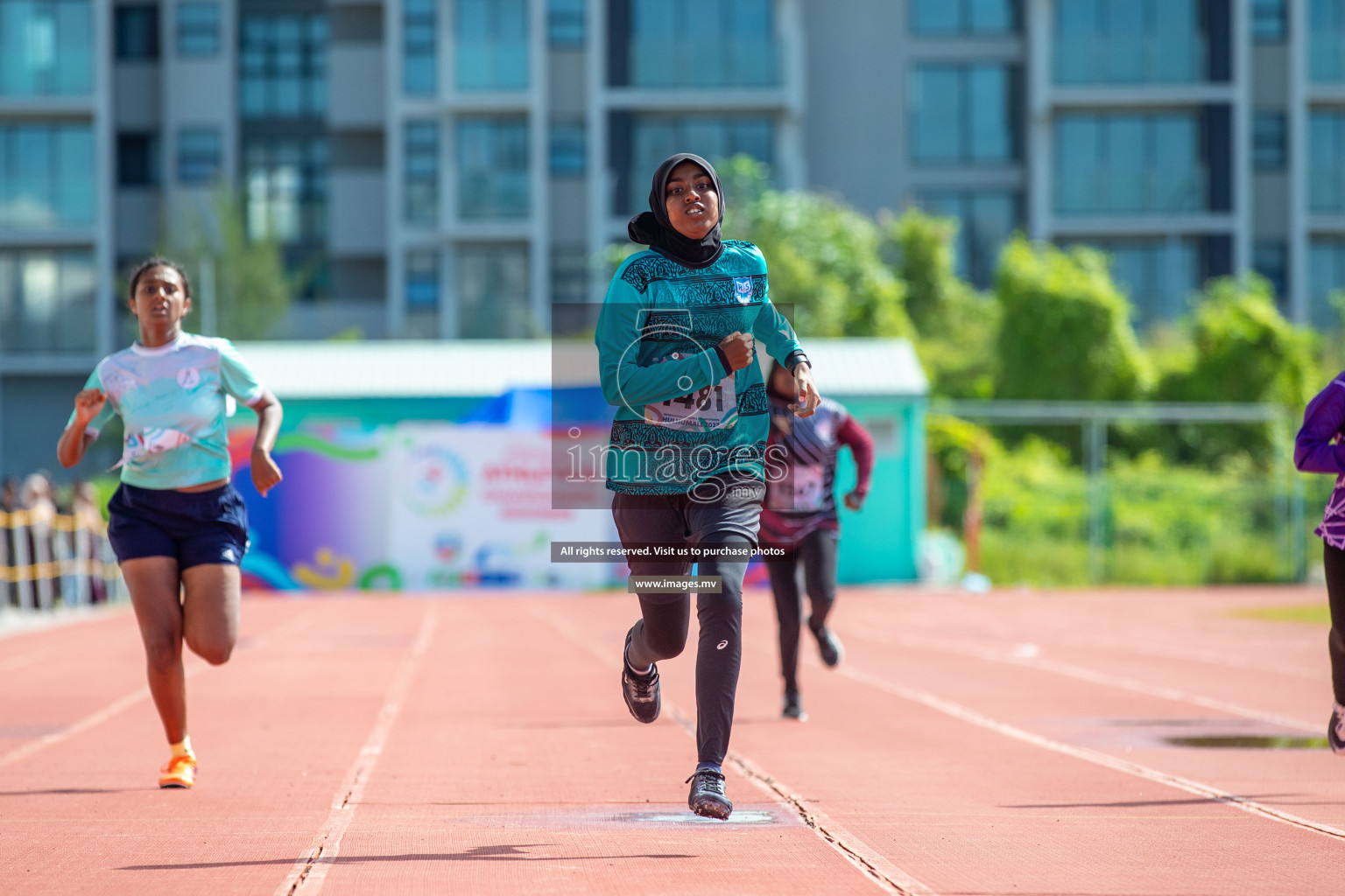 Day two of Inter School Athletics Championship 2023 was held at Hulhumale' Running Track at Hulhumale', Maldives on Sunday, 15th May 2023. Photos: Nausham Waheed / images.mv