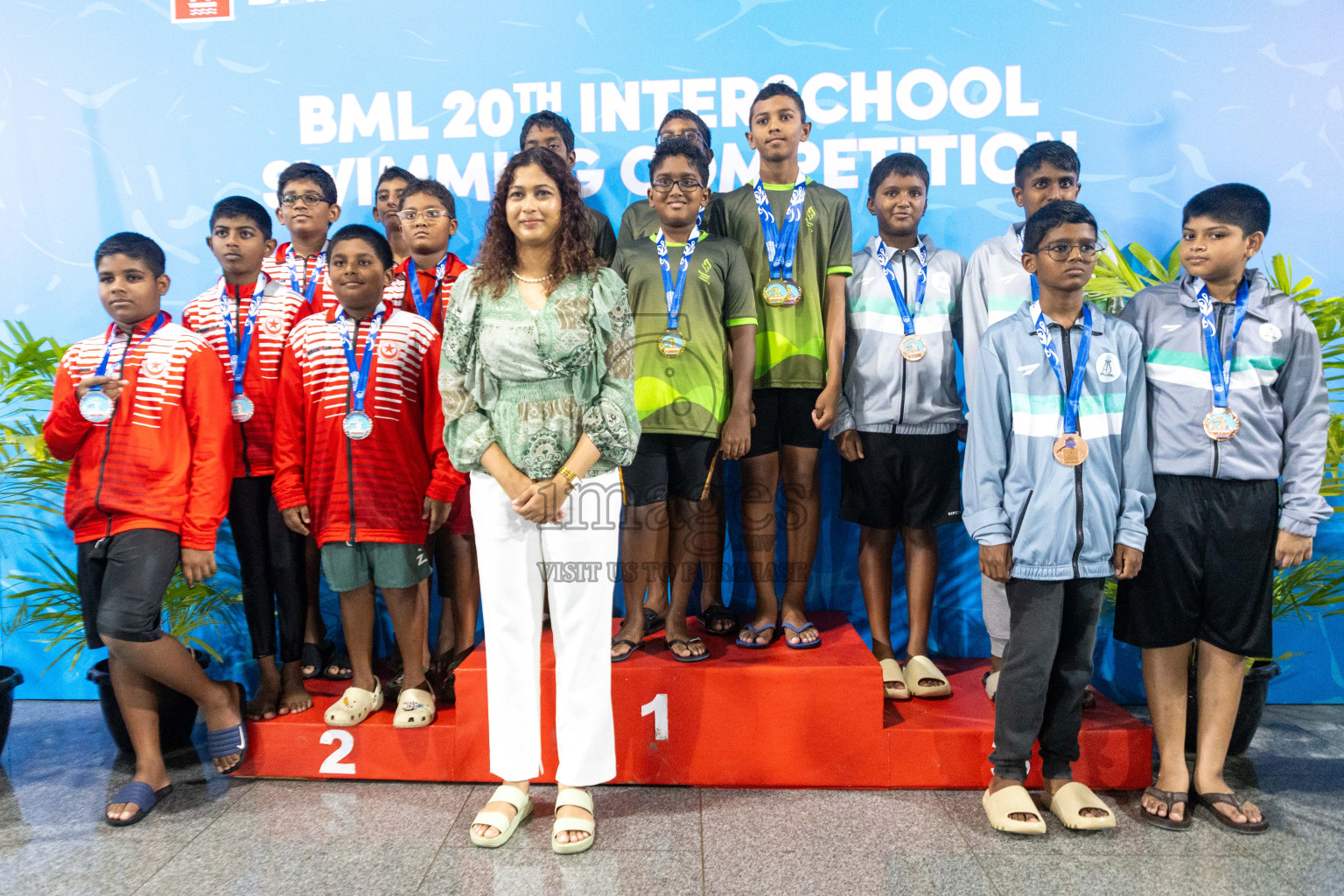 Day 4 of 20th Inter-school Swimming Competition 2024 held in Hulhumale', Maldives on Tuesday, 15th October 2024. Photos: Ismail Thoriq / images.mv