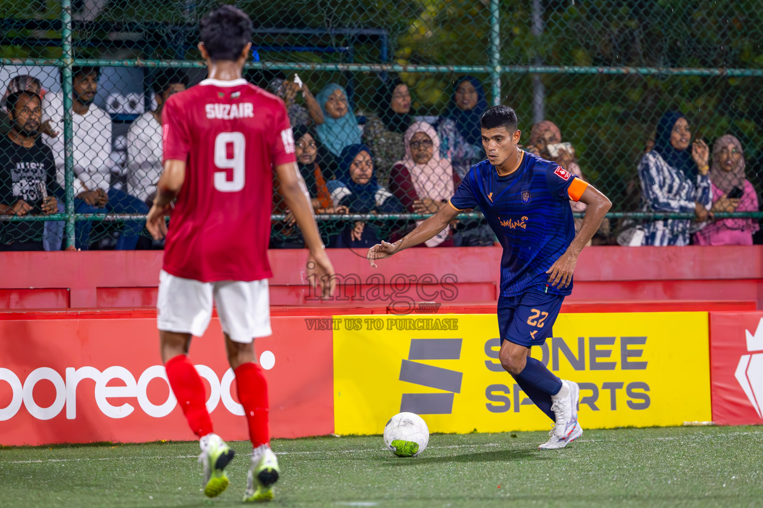 Lh Kurendhoo vs K Kaashidhoo on Day 36 of Golden Futsal Challenge 2024 was held on Wednesday, 21st February 2024, in Hulhumale', Maldives
Photos: Ismail Thoriq, / images.mv