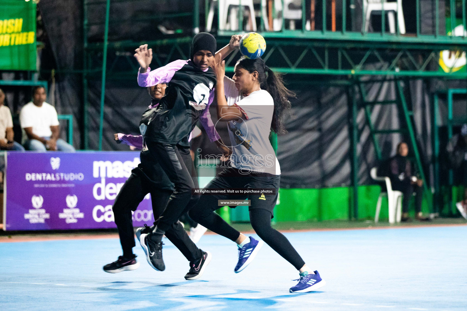 Day 5 of 6th MILO Handball Maldives Championship 2023, held in Handball ground, Male', Maldives on Friday, 24th May 2023 Photos: Shuu Abdul Sattar/ Images.mv