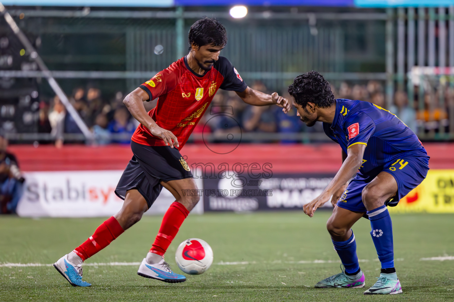 B Eydhafushi vs L Gan in the Final of Golden Futsal Challenge 2024 was held on Thursday, 7th March 2024, in Hulhumale', Maldives 
Photos: Ismail Thoriq / images.mv