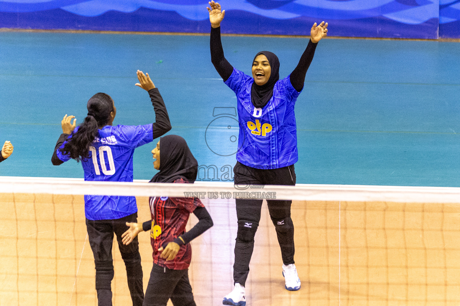 Final of Women's Division of Volleyball Association Cup 2023 held in Male', Maldives on Tuesday, 9th January 2024 at Social Center Indoor Hall Photos By: Nausham Waheed /images.mv