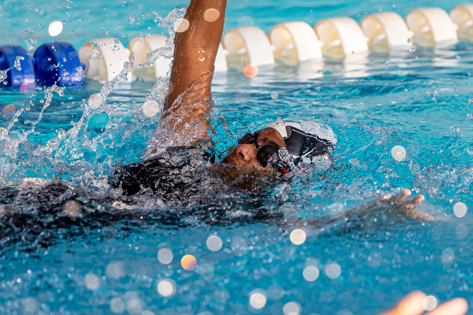 Day 1 of National Swimming Championship 2024 held in Hulhumale', Maldives on Friday, 13th December 2024. Photos: Nausham Waheed / images.mv