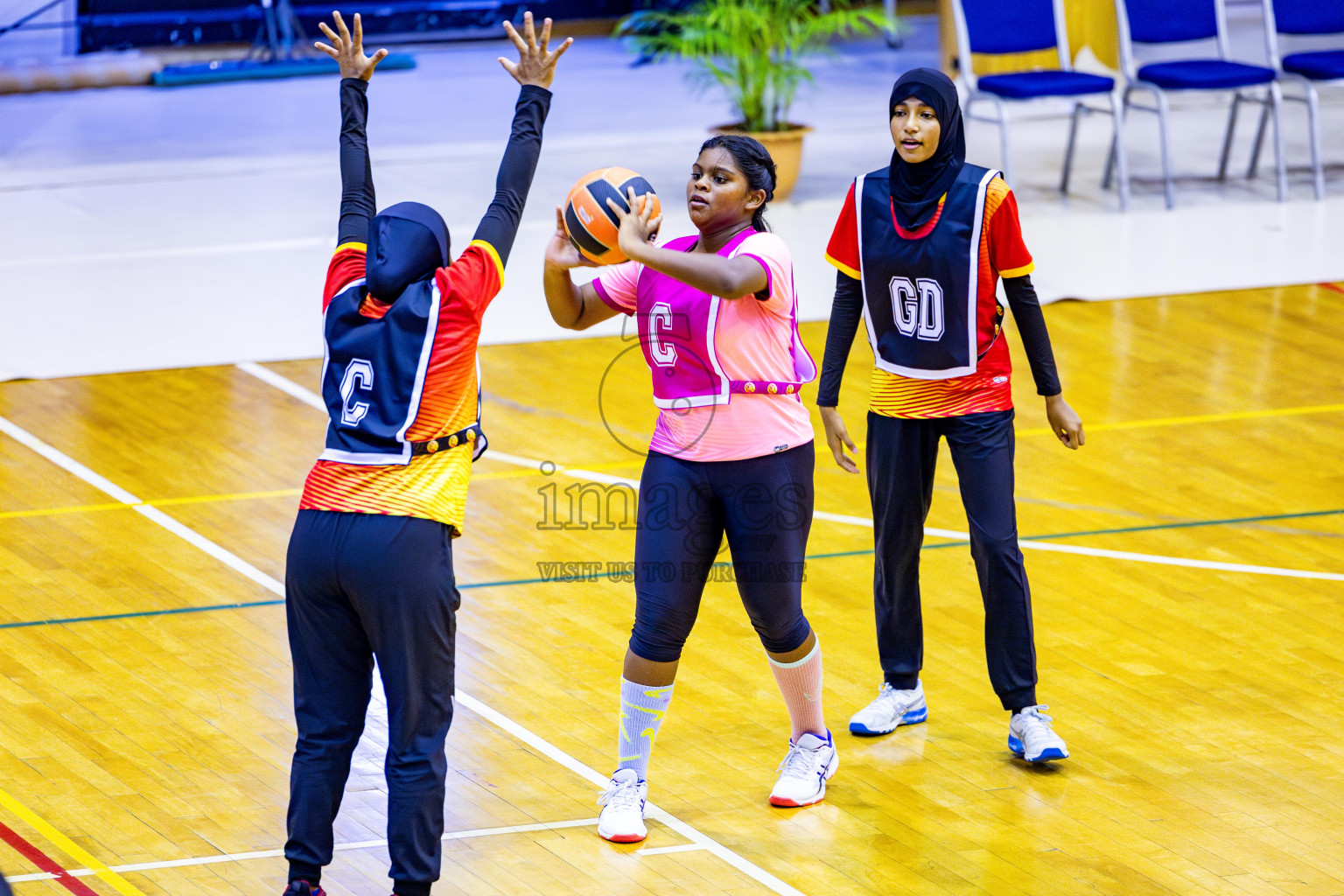 Sports Club Skylark vs Youth United Sports Club in Final of 21st National Netball Tournament was held in Social Canter at Male', Maldives on Monday, 13th May 2024. Photos: Nausham Waheed / images.mv