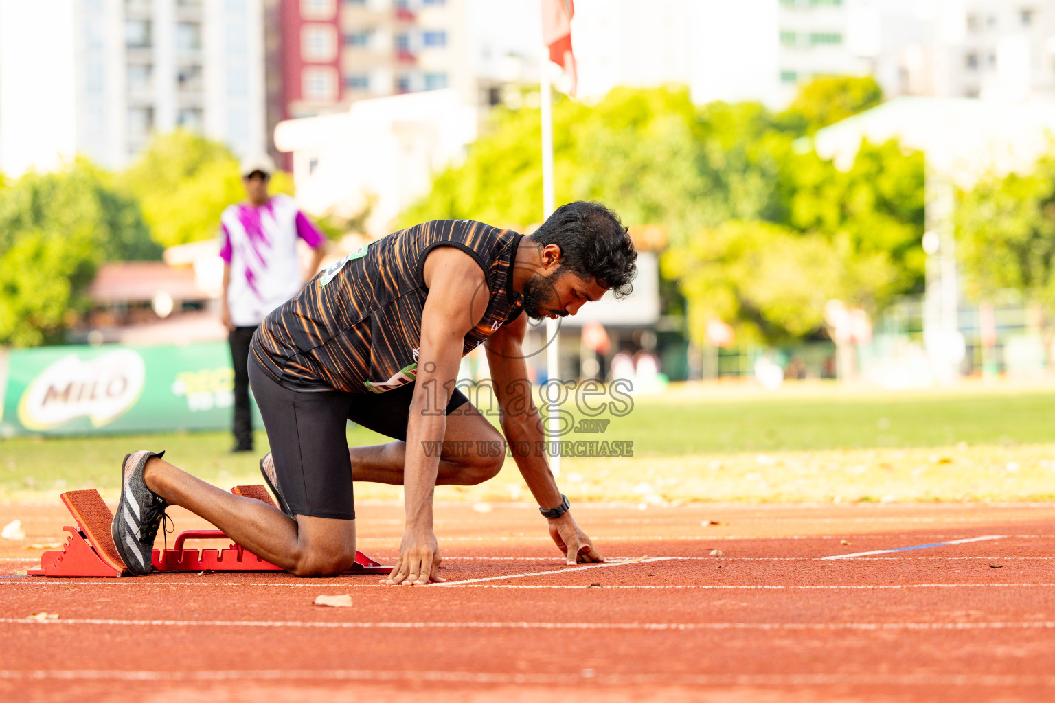 Day 2 of 12th Milo Association Championships was held in Ekuveni Track at Male', Maldives on Friday, 25th April 2025. Photos: Hassan Simah / images.mv